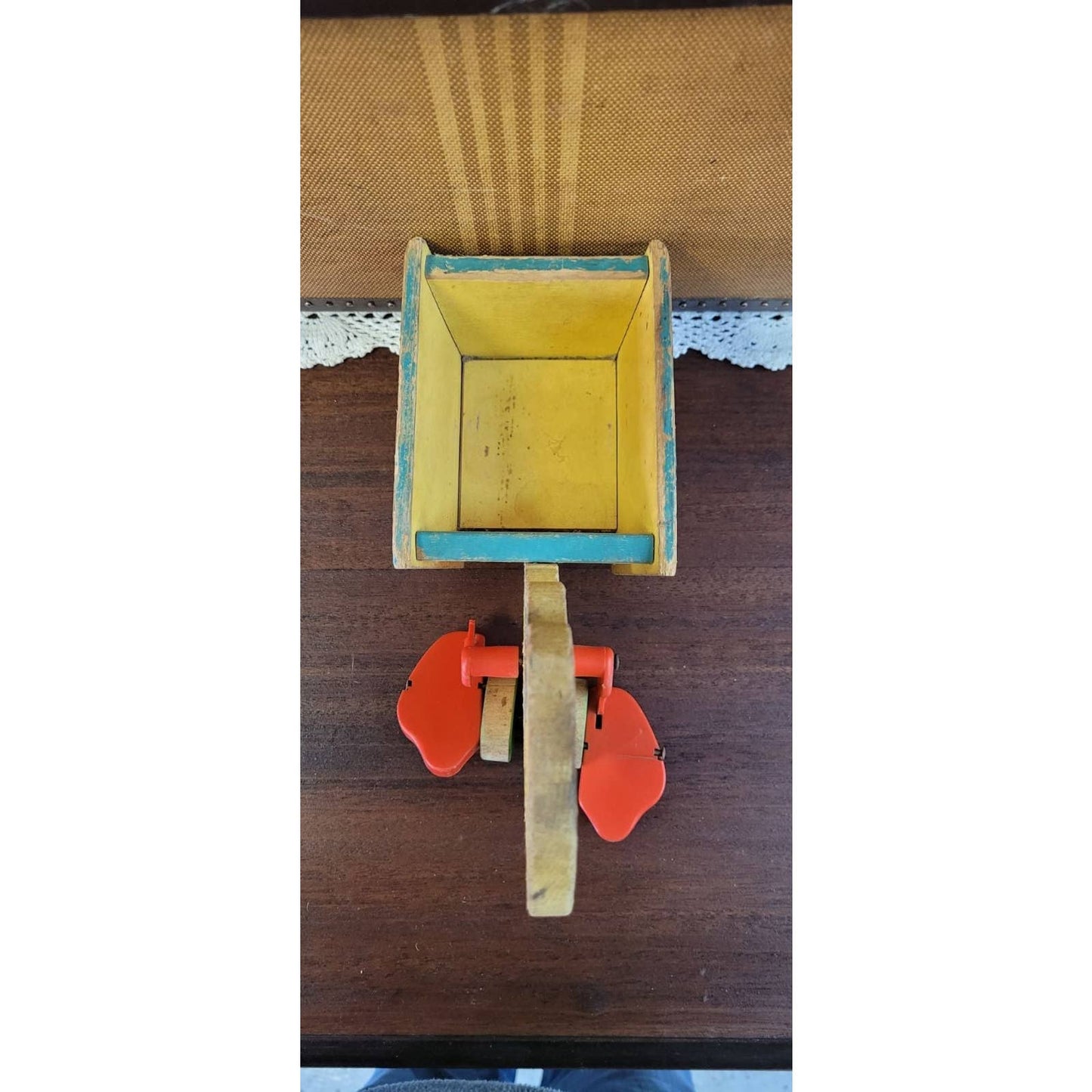 Vintage Fisher Price Chick & Cart