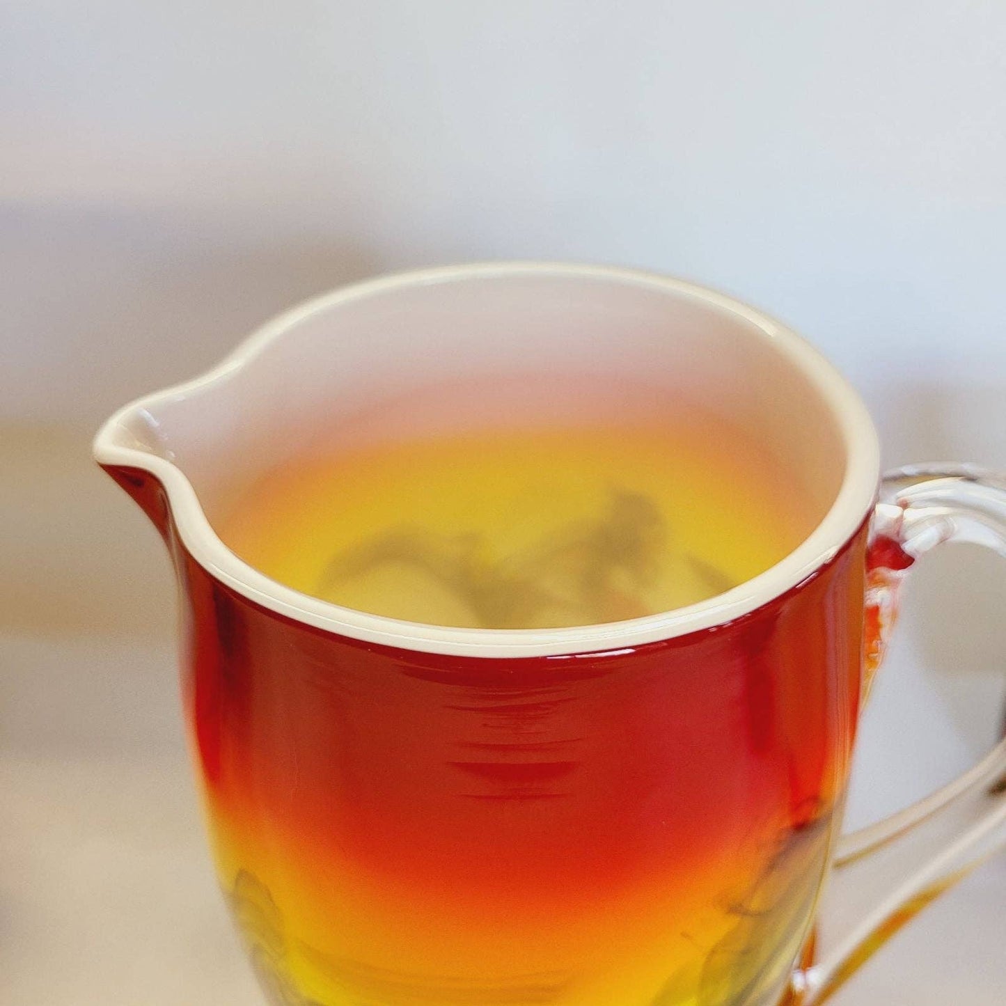 Vintage Cased Glass Tumblers and Pitcher