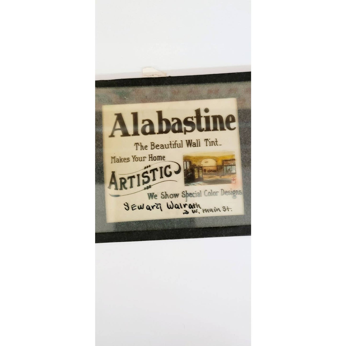 Antique Advertising Albastine Slide