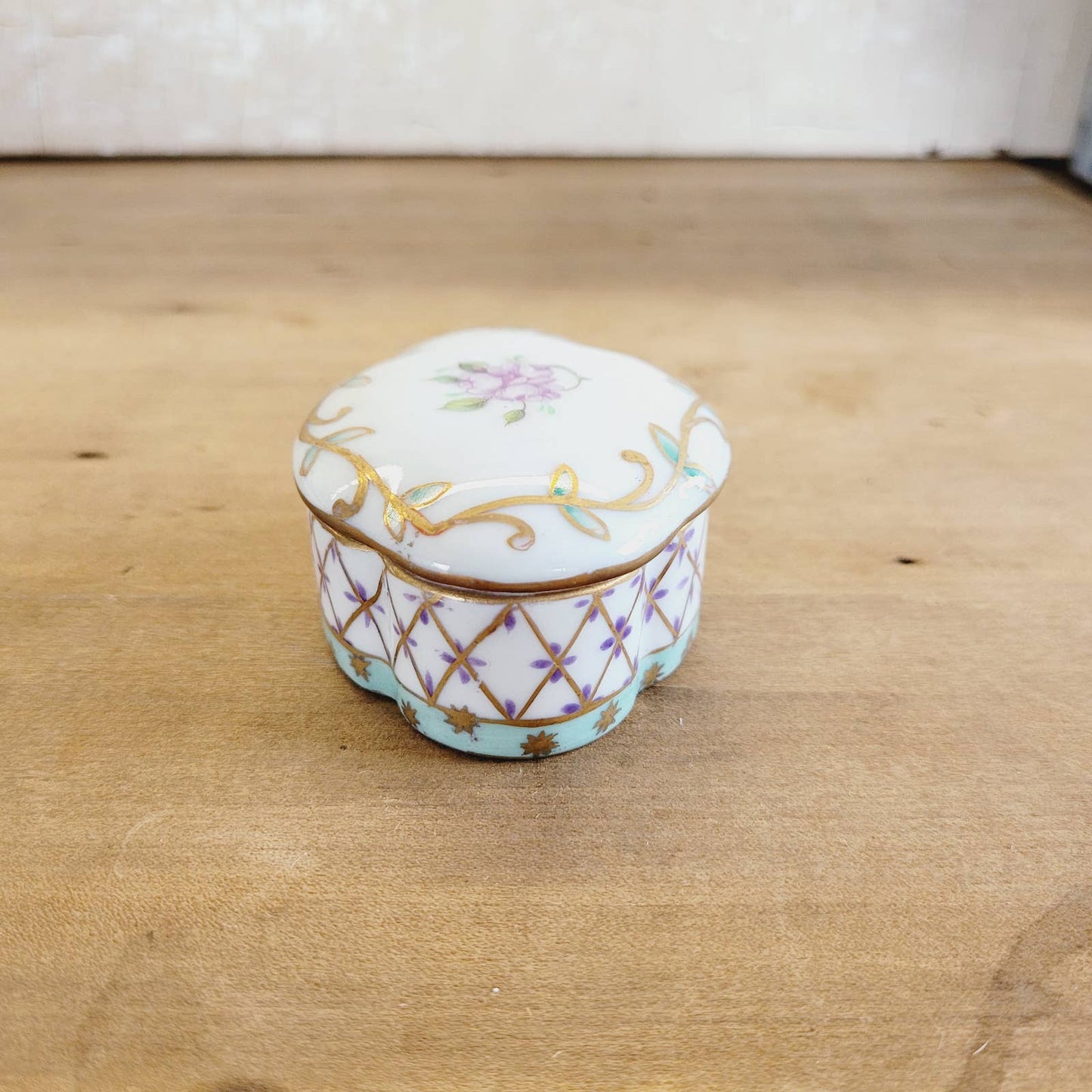 Vintage Paris Royal Trinket Box Hand Painted