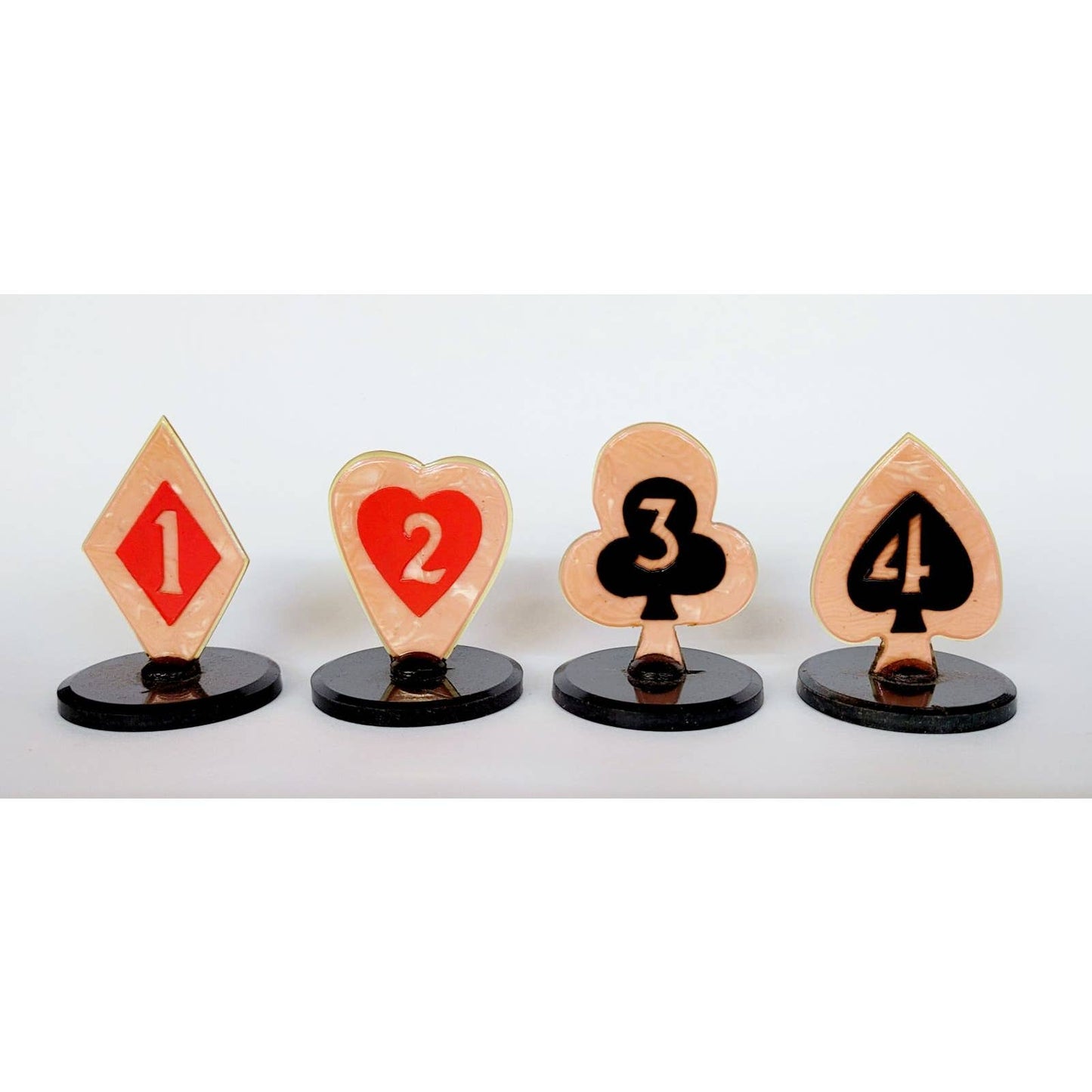 VINTAGE CELLULOID BAKELITE SUIT MARKERS