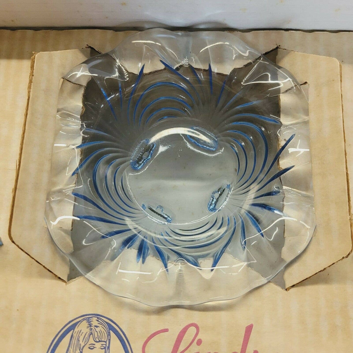 Mosser Glass Miniatures-Lindsey Set #5 in Moonlight Blue