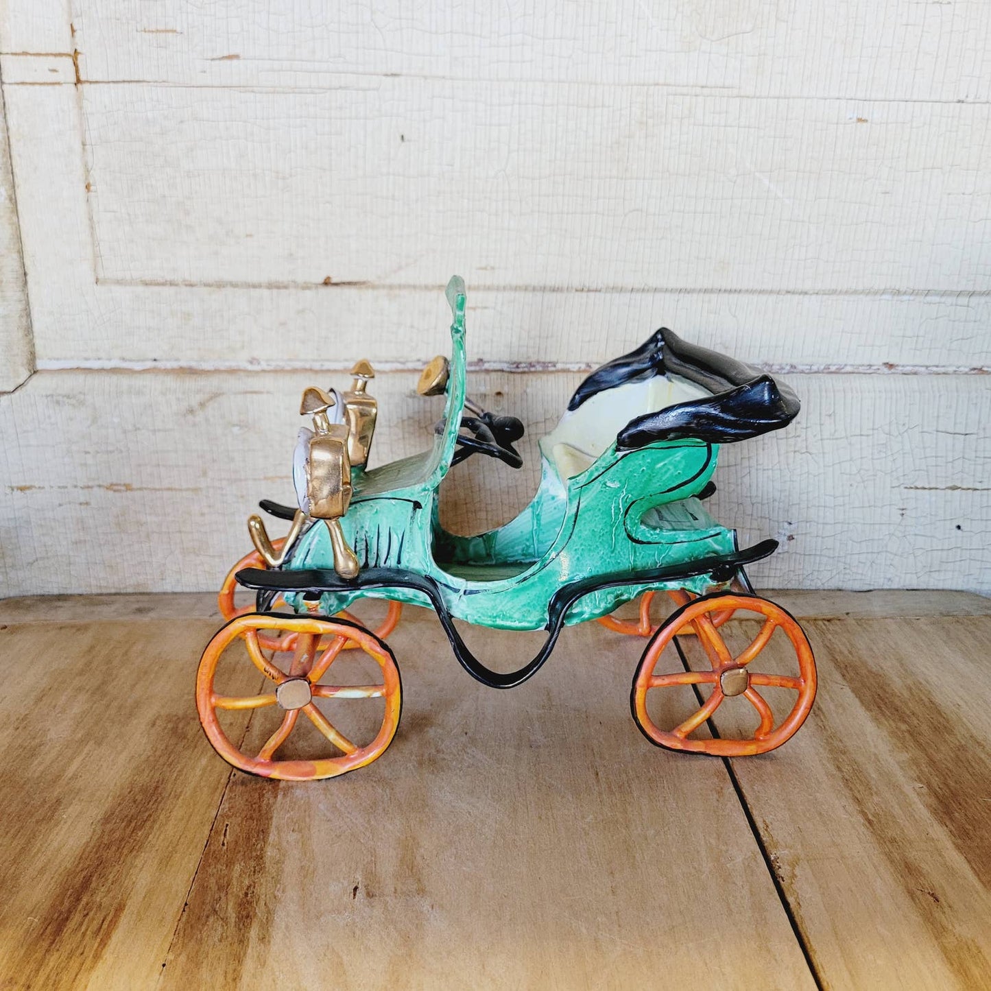 Unique Vintage Jalopy Sculpture