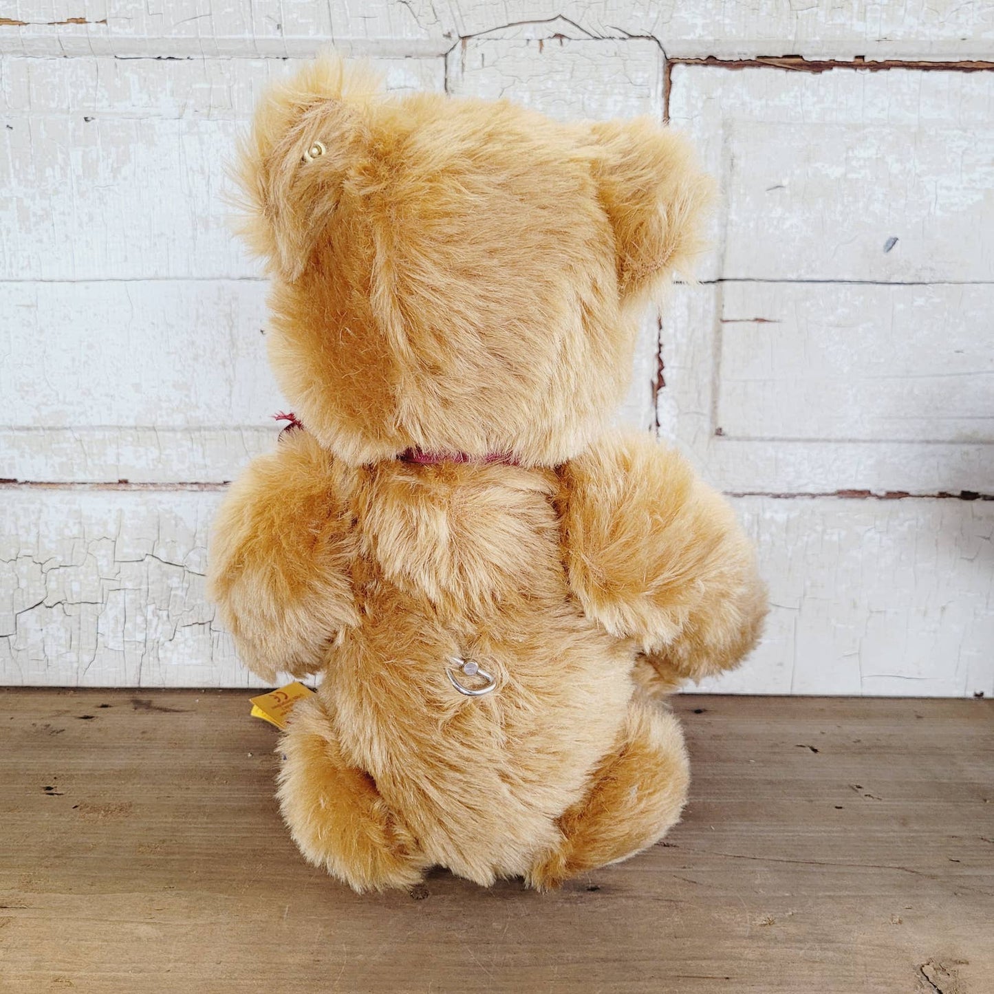 STEIFF Germany Musical Teddy Bear 011214 Mohair Jointed Button/Tags Signed