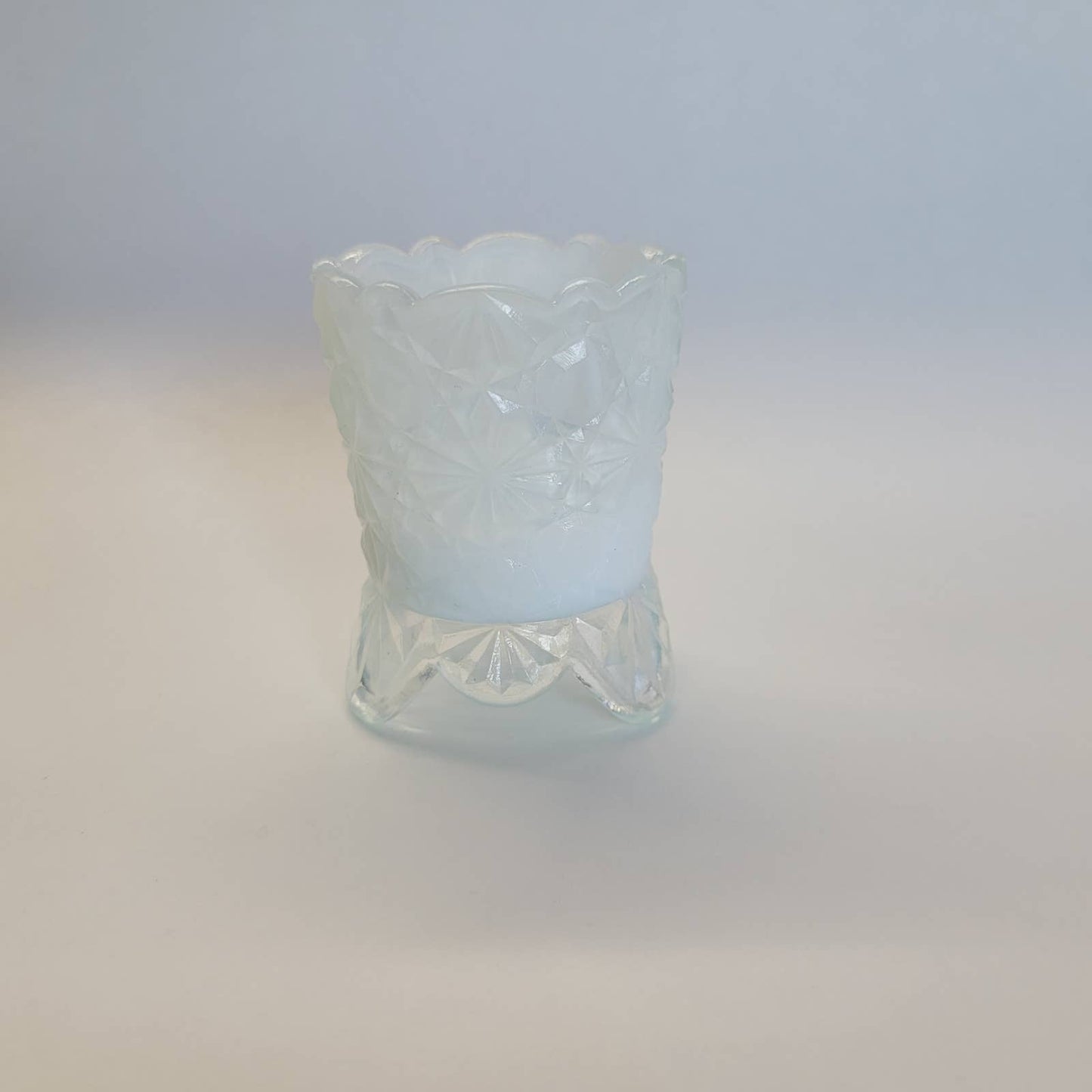 Boyd Glass Daisy Button Toothpick Holder -Retired
