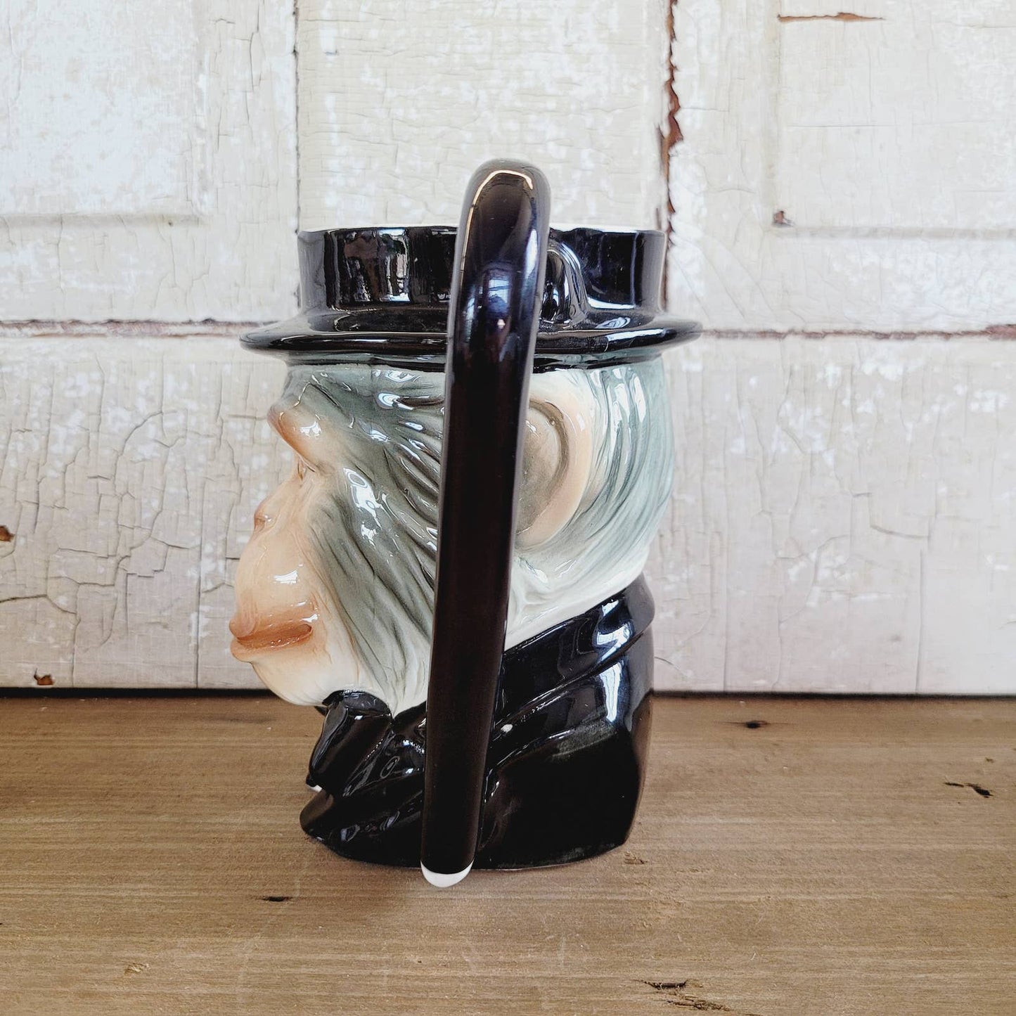 Mid Century Vintage English Chimpanzee Toby Style Mug