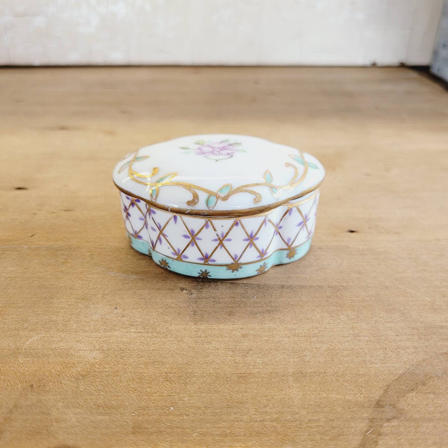 Vintage Paris Royal Trinket Box Hand Painted