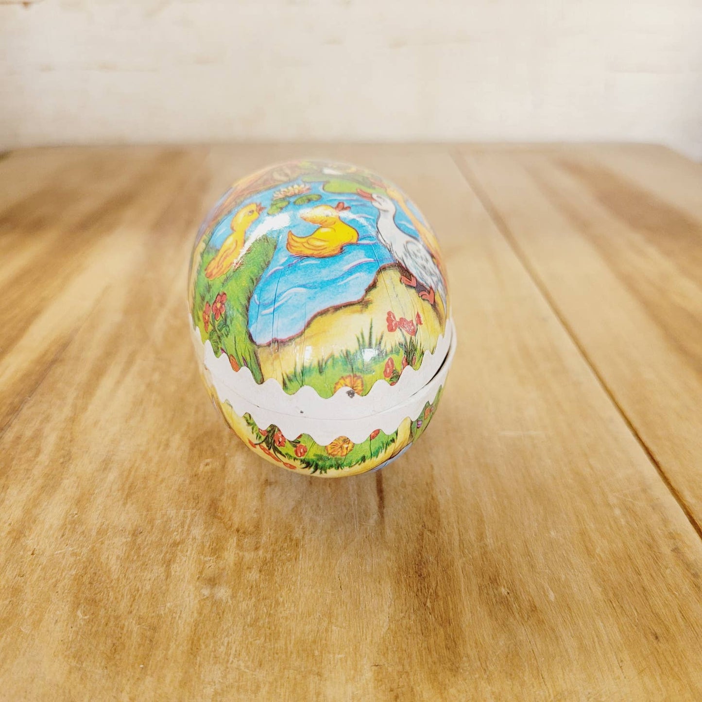 Vintage 3 1/4" Paper Mache Egg German Democratic Republic