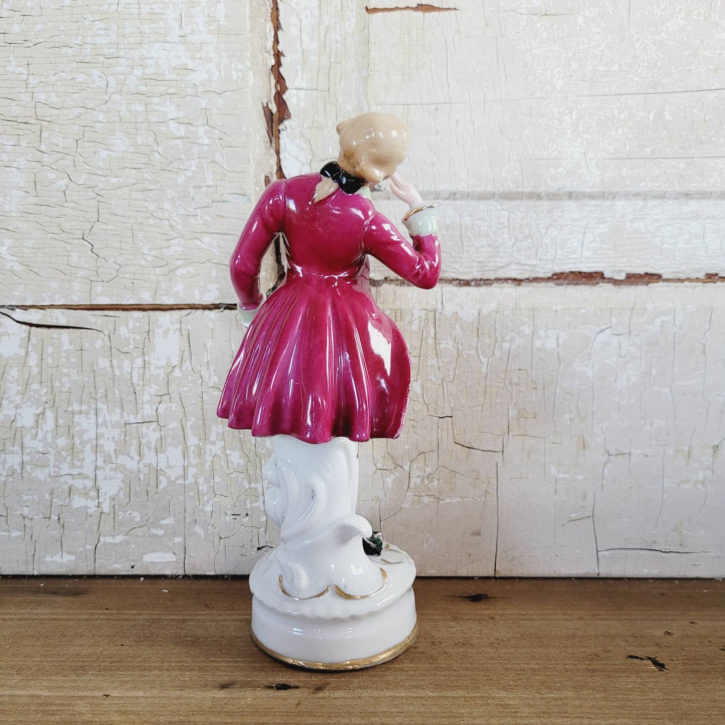 Antique Porcelain Dancing Man Victorian