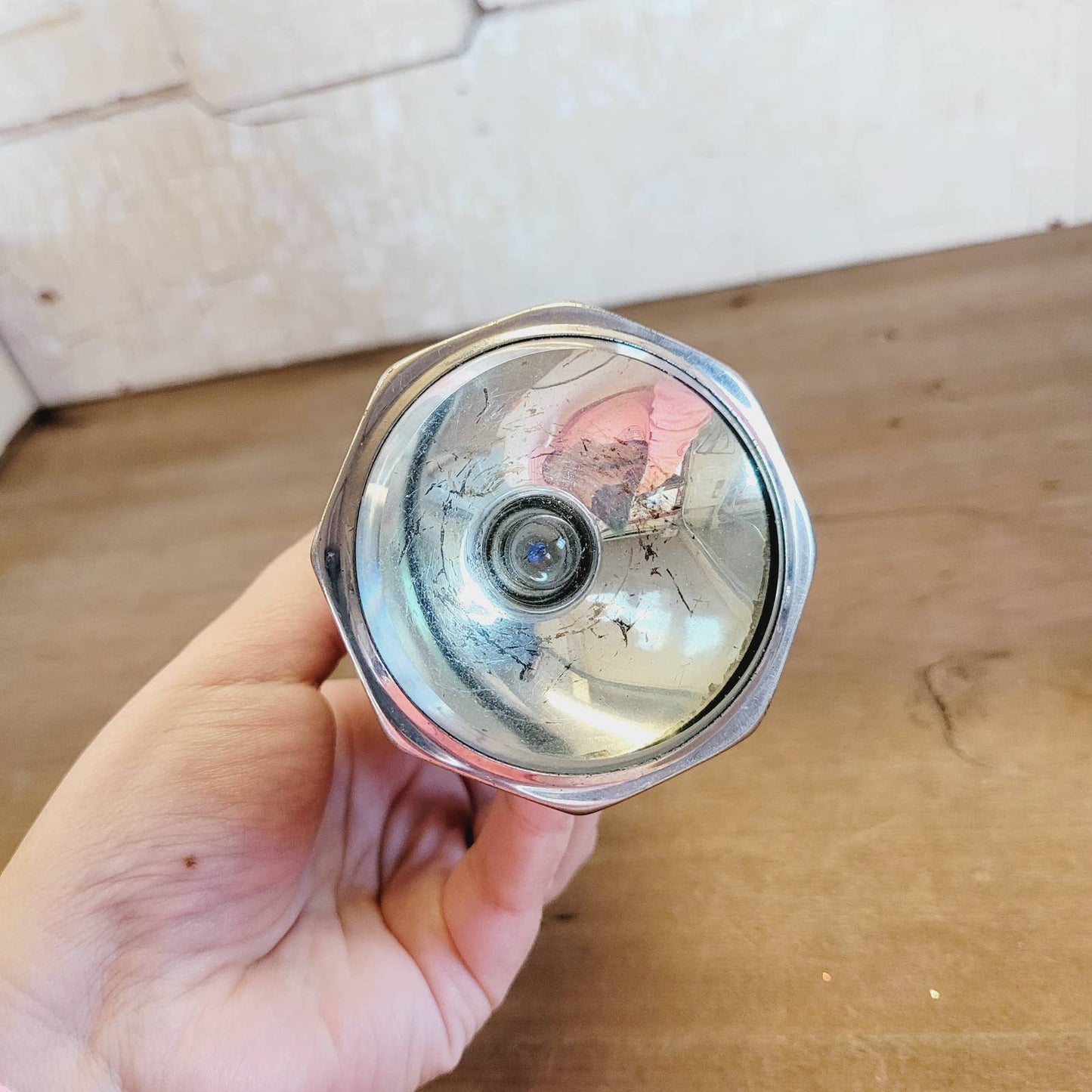 Antique Eveready Flashlight 1920s Brass Case 2616 Untested VERY RARE USA