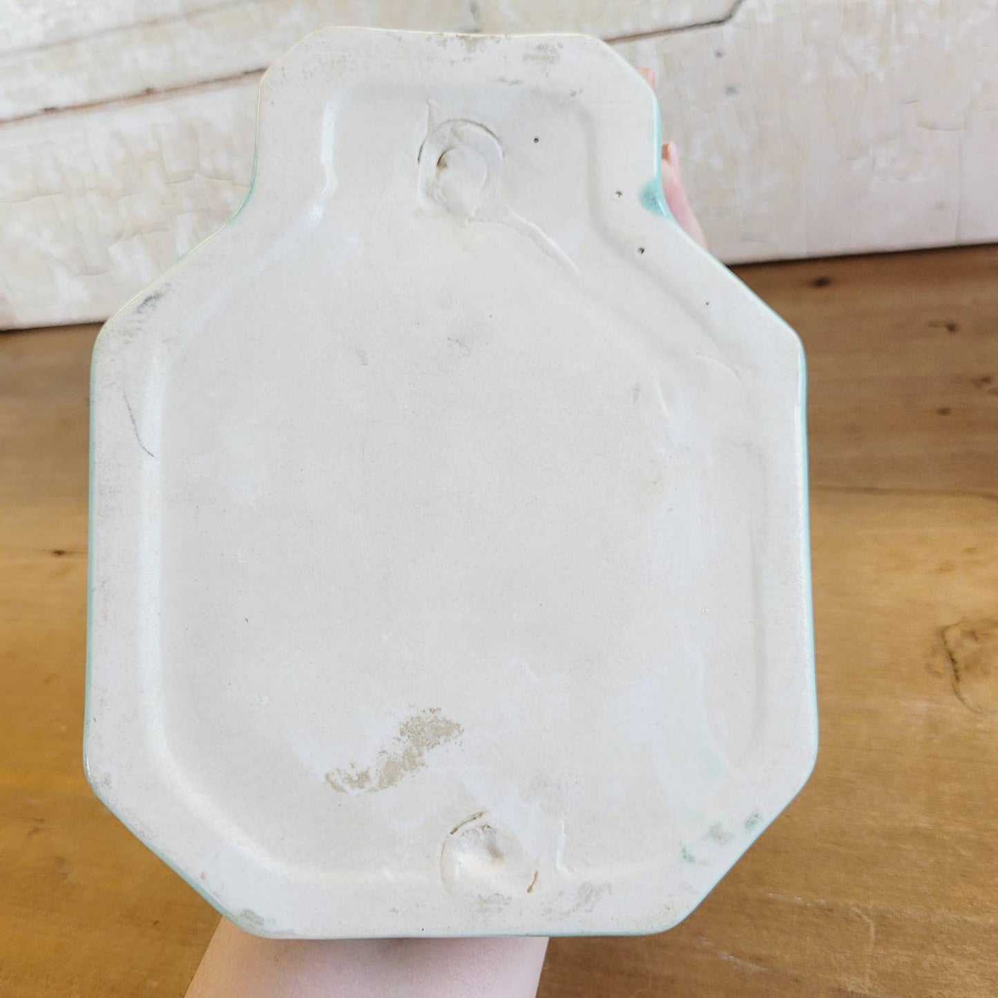Vintage Pottery Figural Man Ashtray