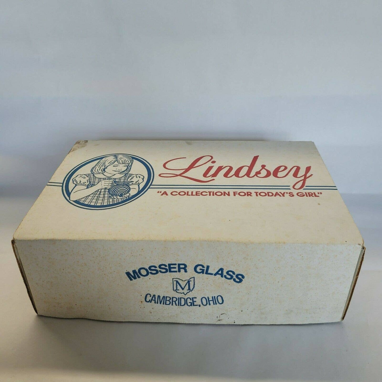 Mosser Glass Miniatures-Lindsey Set #5 in Moonlight Blue