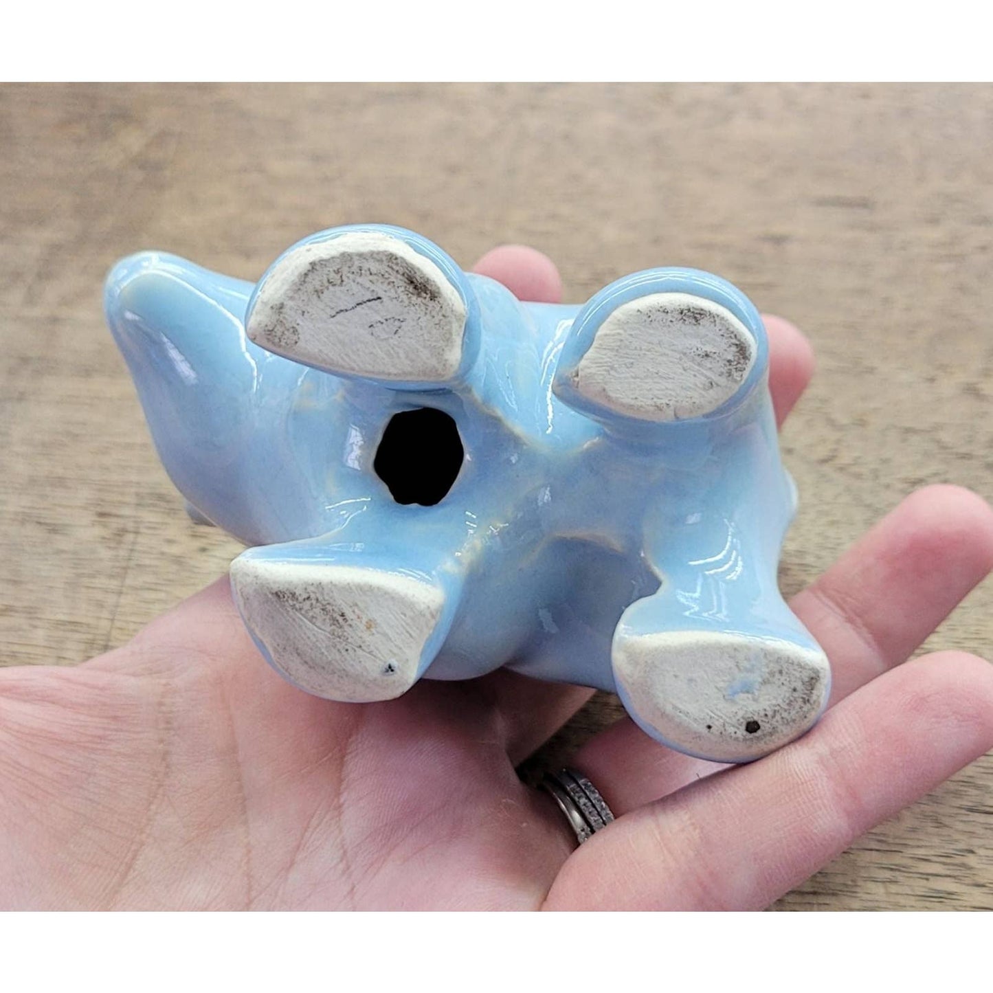 Shawnee Pottery Miniature Bear Blue