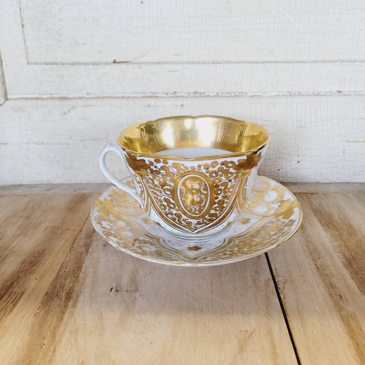 Antique Oversized Cup and Saucer To My Wife