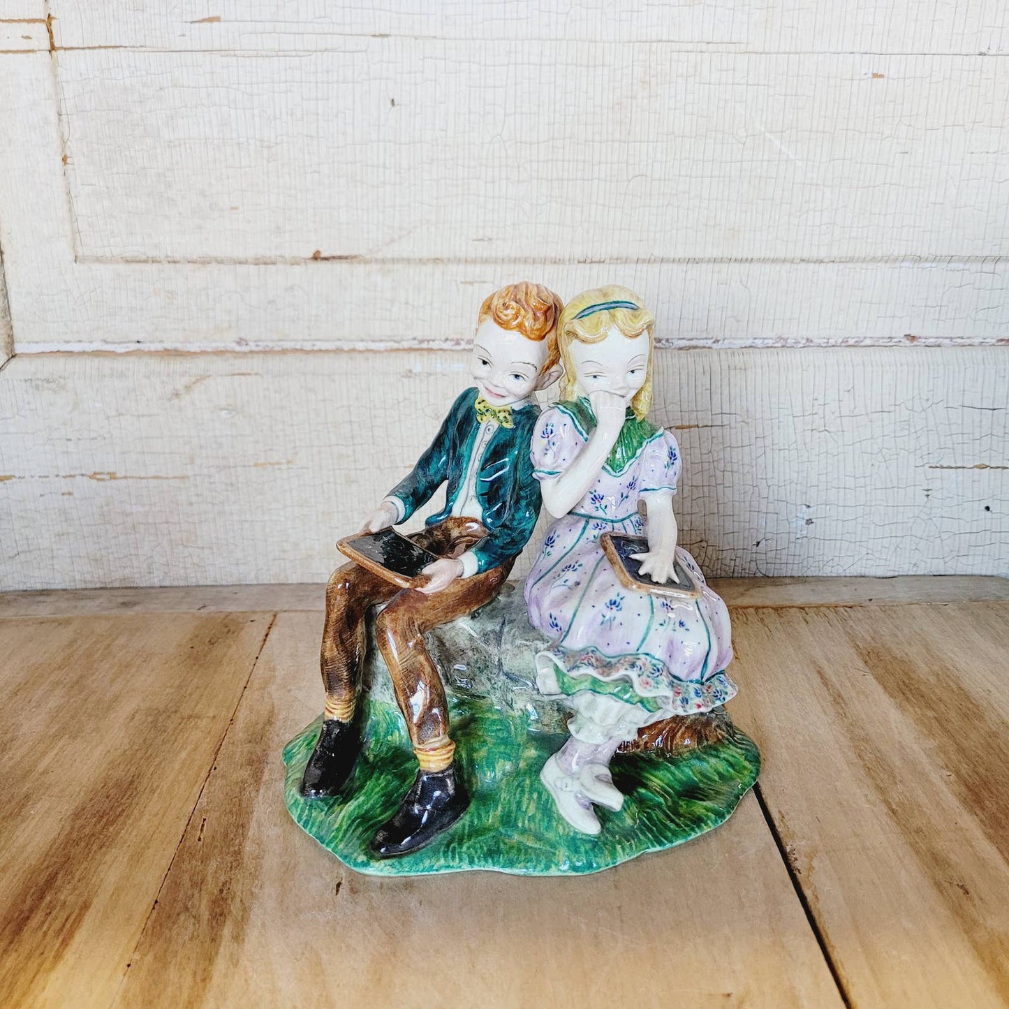 Vintage Gort Tom Sawyer Becky figurine Priolo American Classics