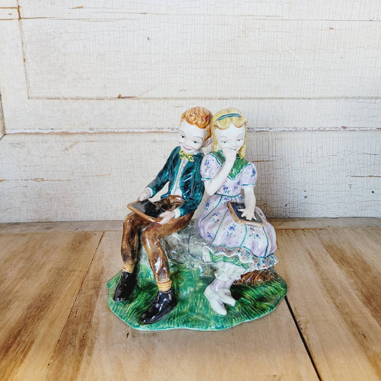 Vintage Gort Tom Sawyer Becky figurine Priolo American Classics
