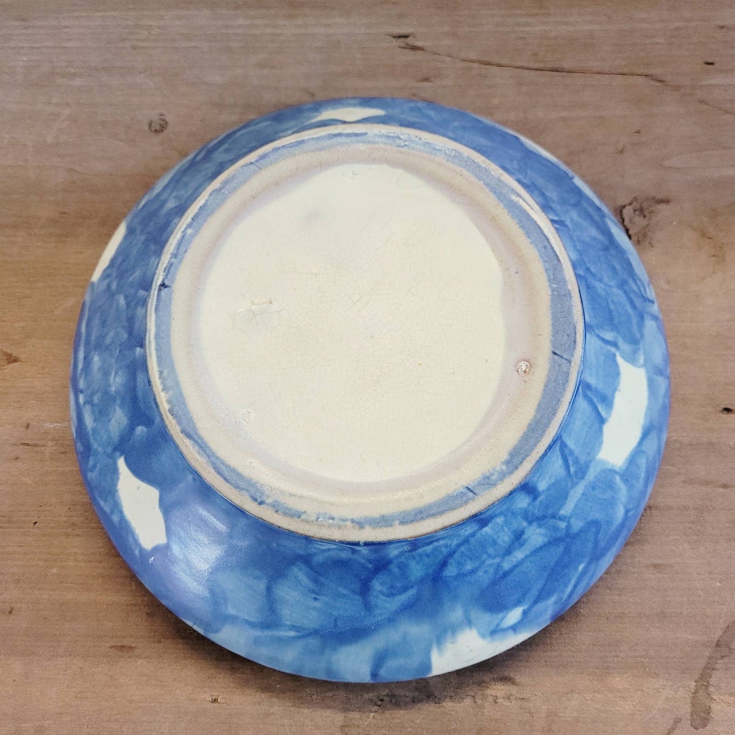 Vintage Peters Reed Pottery Bowl and Lily Pad Flower Frog Zane Ware