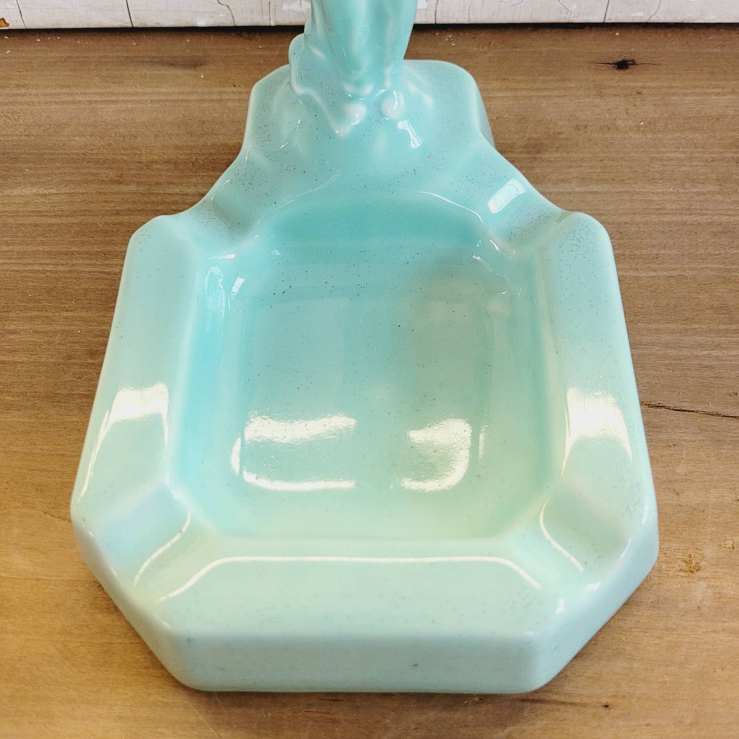 Vintage Pottery Figural Man Ashtray