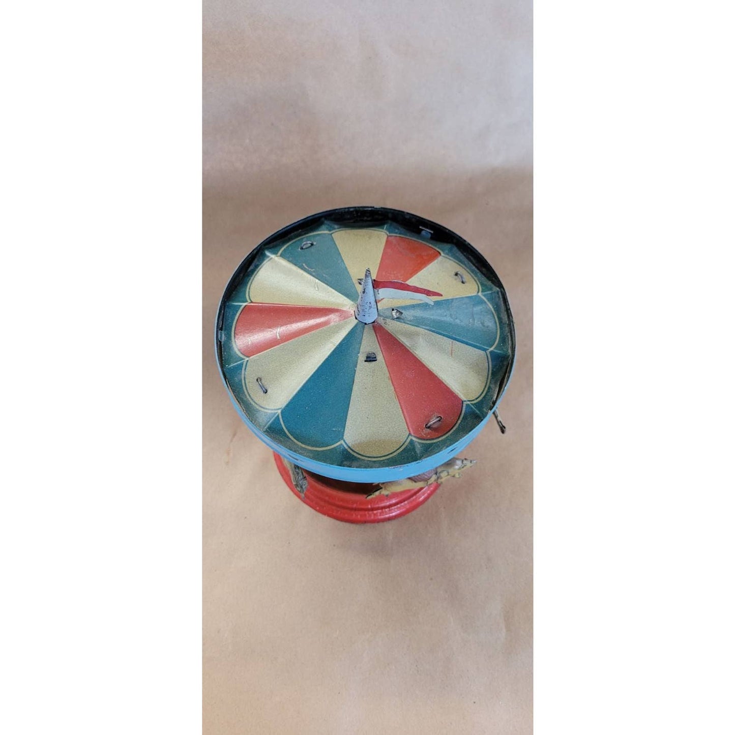 Antique Gunthermann tin toy Carousel