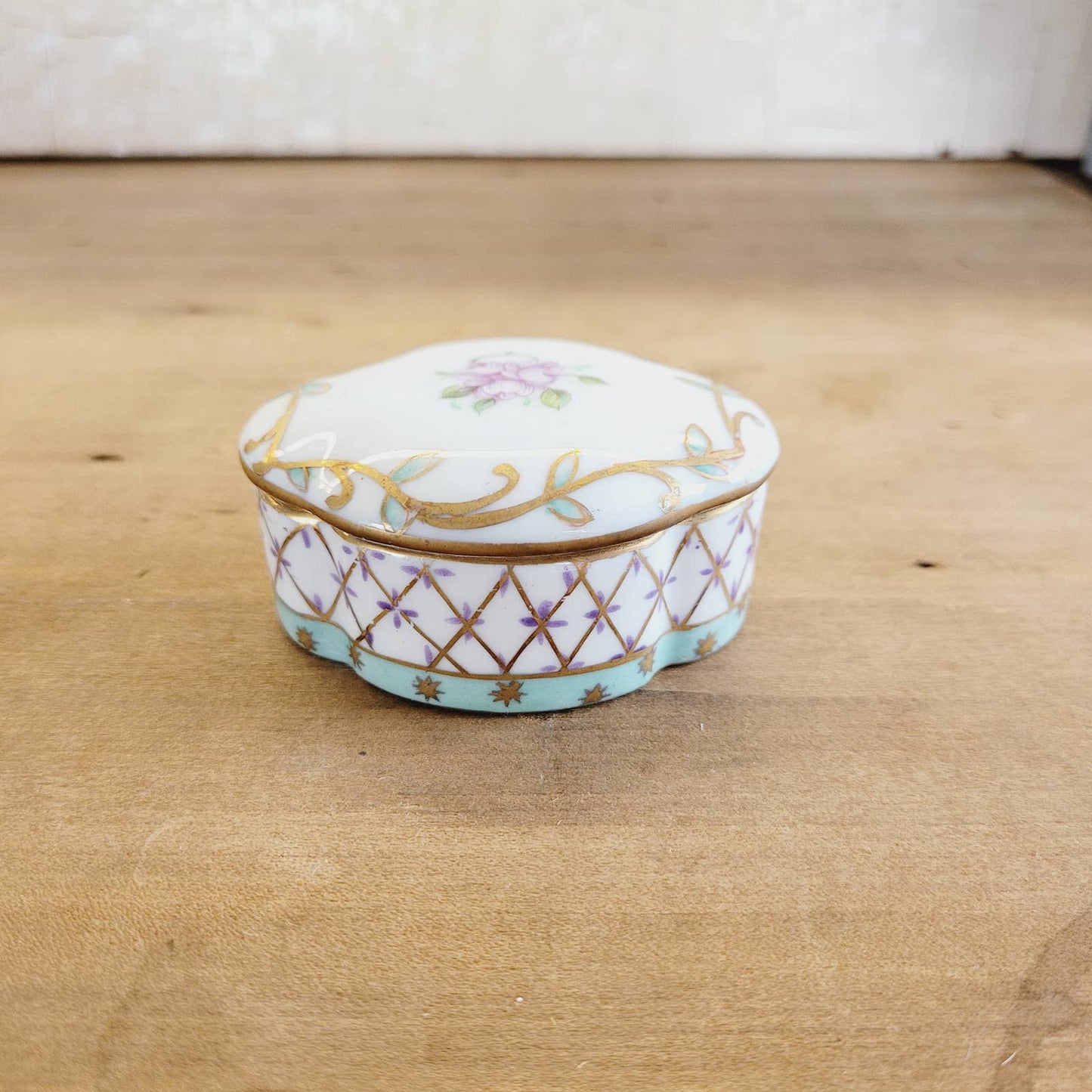 Vintage Paris Royal Trinket Box Hand Painted