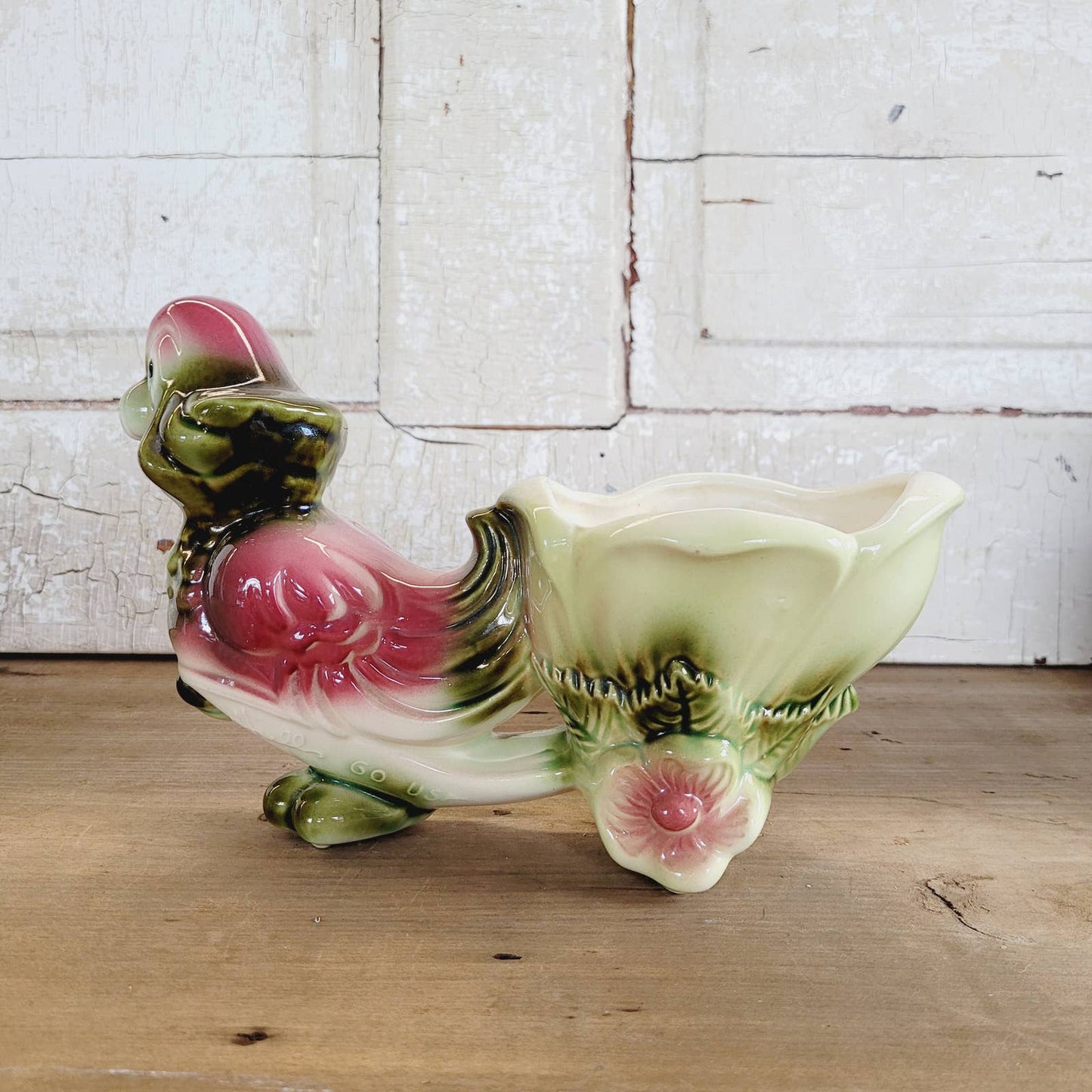 Vintage Hull Cockatoo Planter