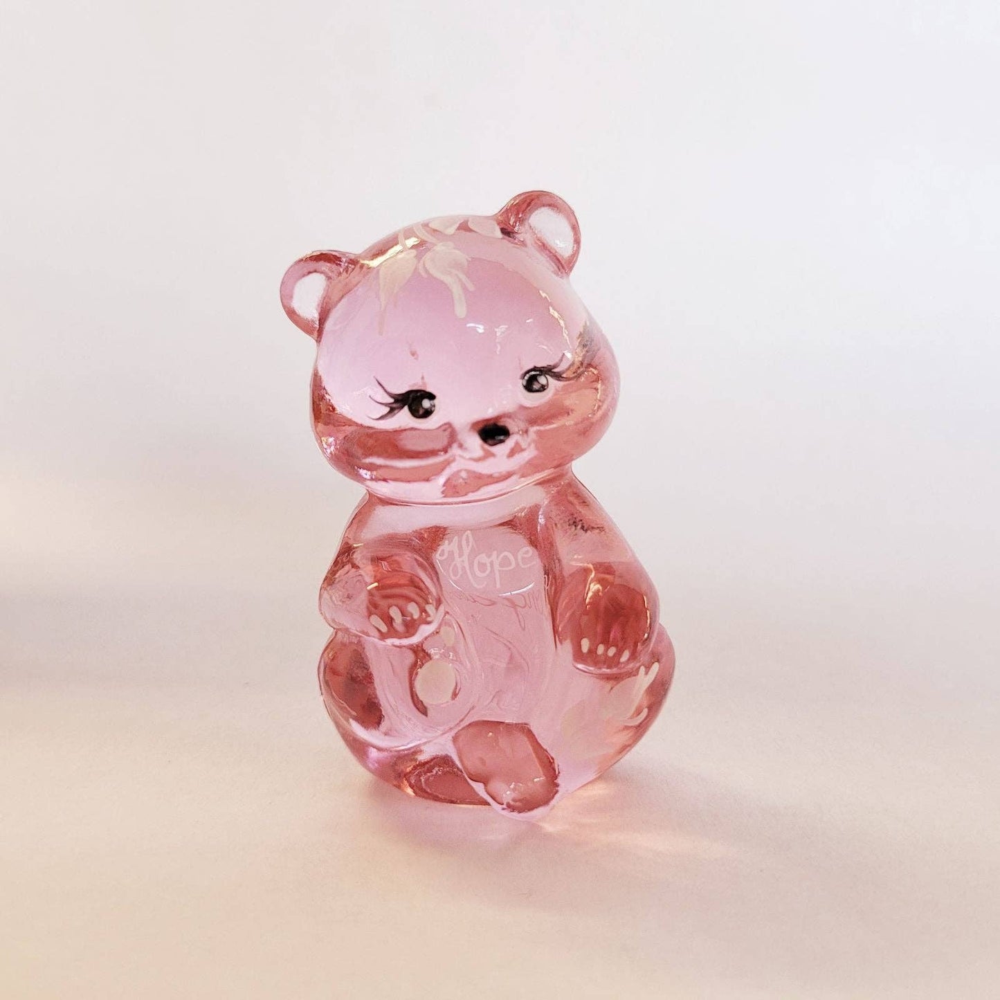 LONGABERGER FENTON BEAR HOPE CANCER