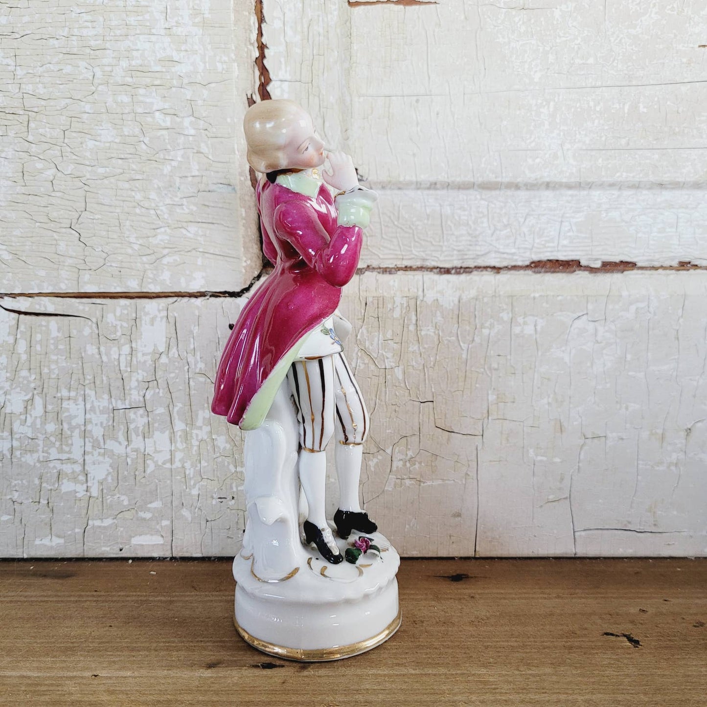Antique Porcelain Dancing Man Victorian
