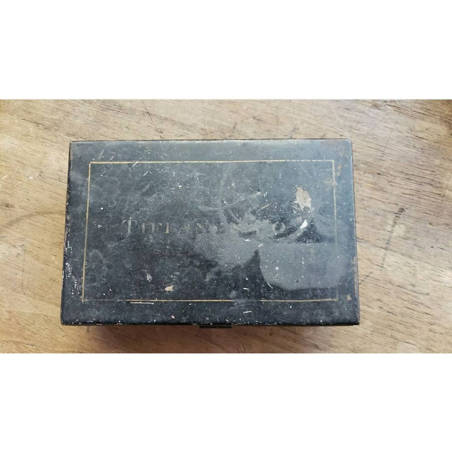 Antique Tiffany & Co Metal Grooming Box