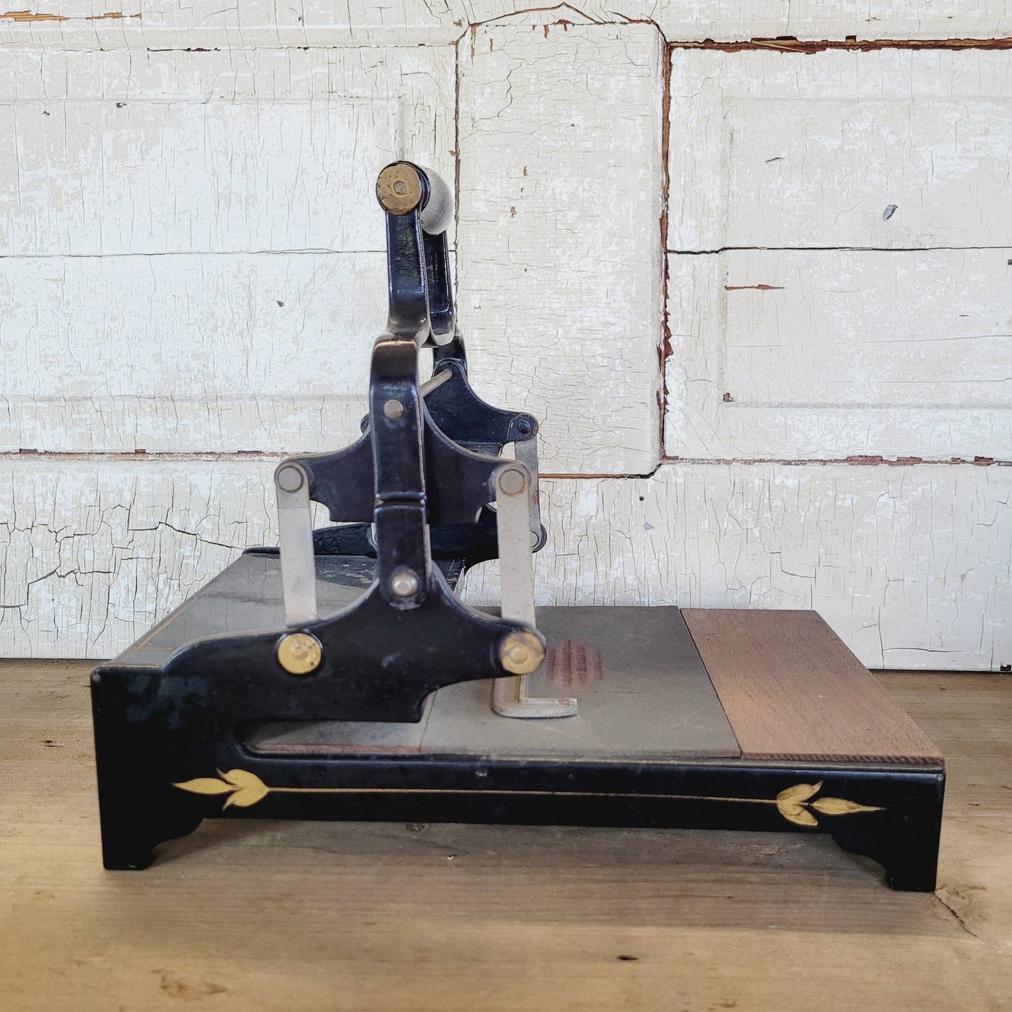 Antique Stamp Press Drug Store Streator IL