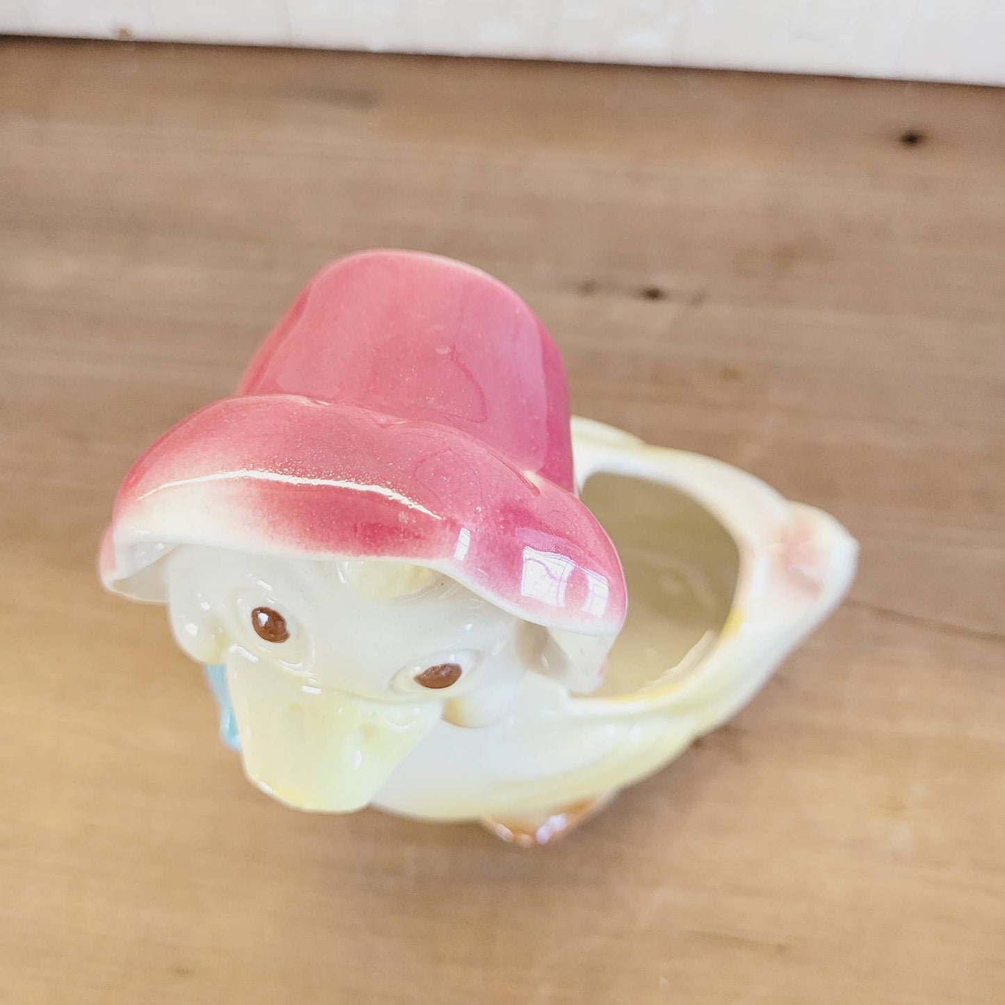 Vintage Duck with Bonnet Planter