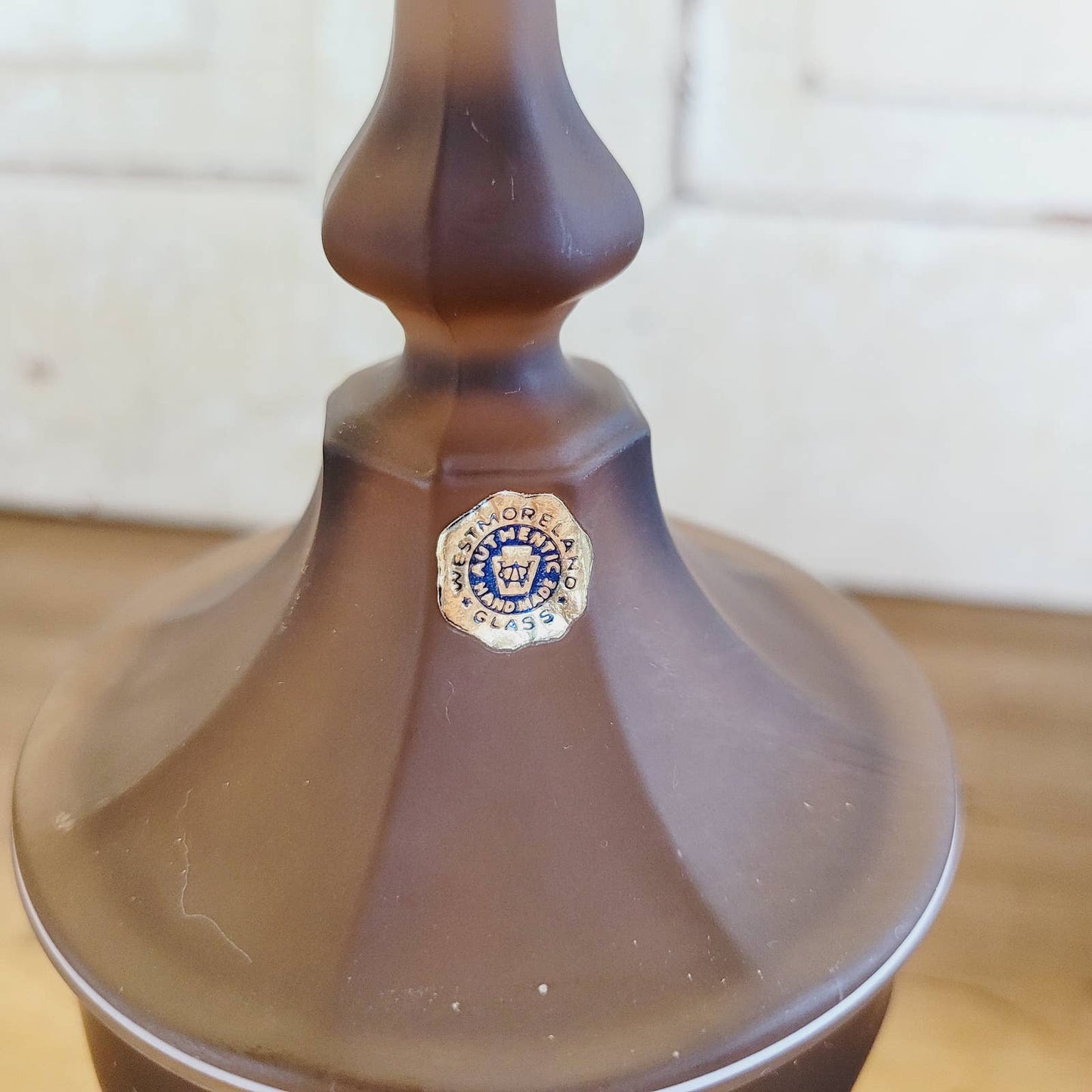 Westmoreland Brown Daisy Candy Jar with Lid