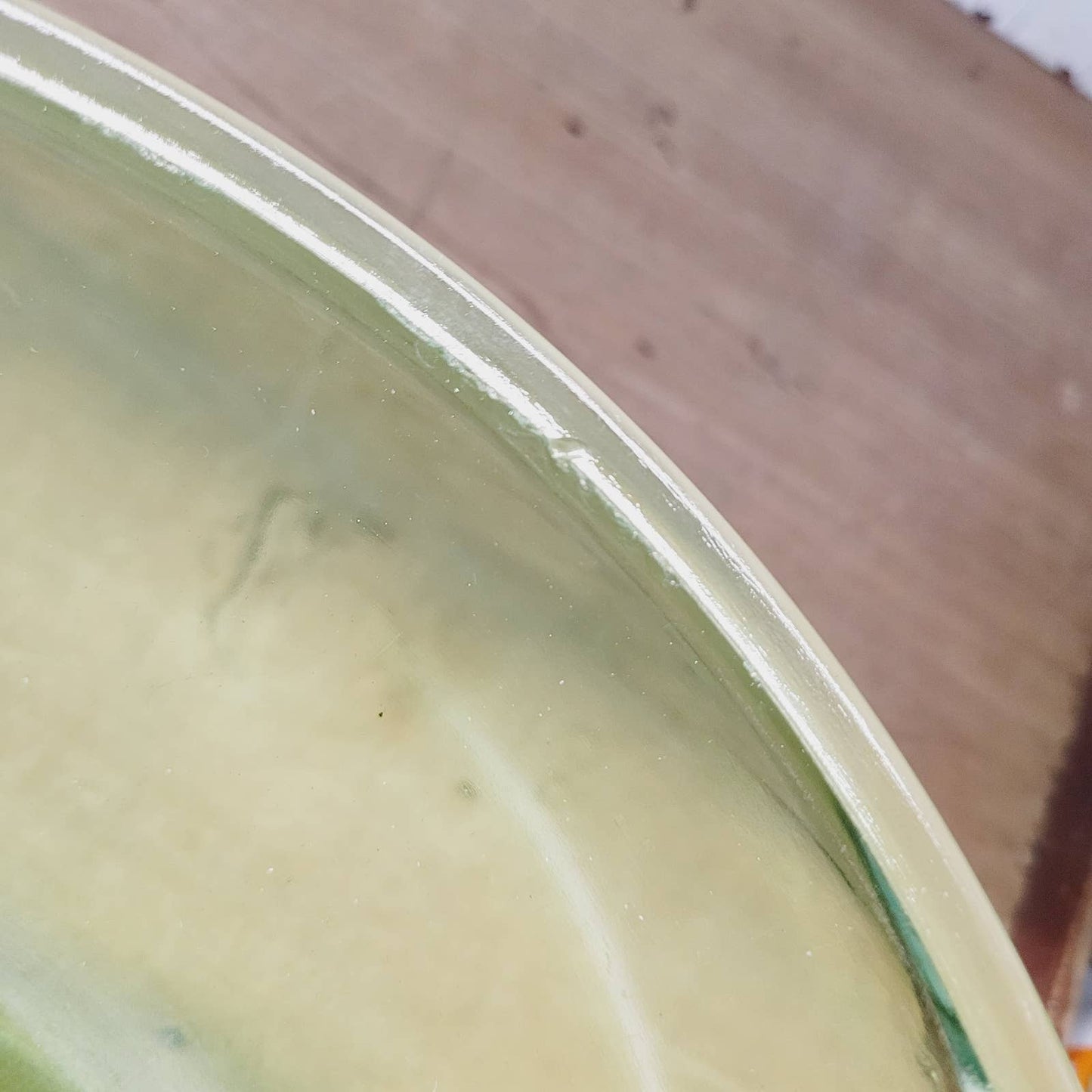 Vintage Green Depression Glass Uranium 9" Mixing Bowl