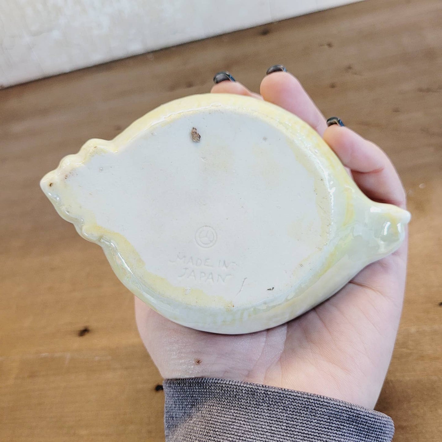 Vintage Japan Lusterware Couple Seashell Ashtray