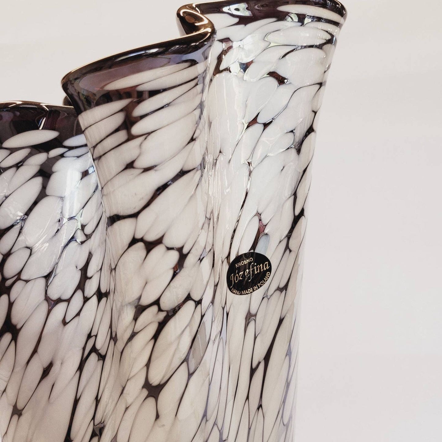 Jozefina Amethyst Pearl Vase