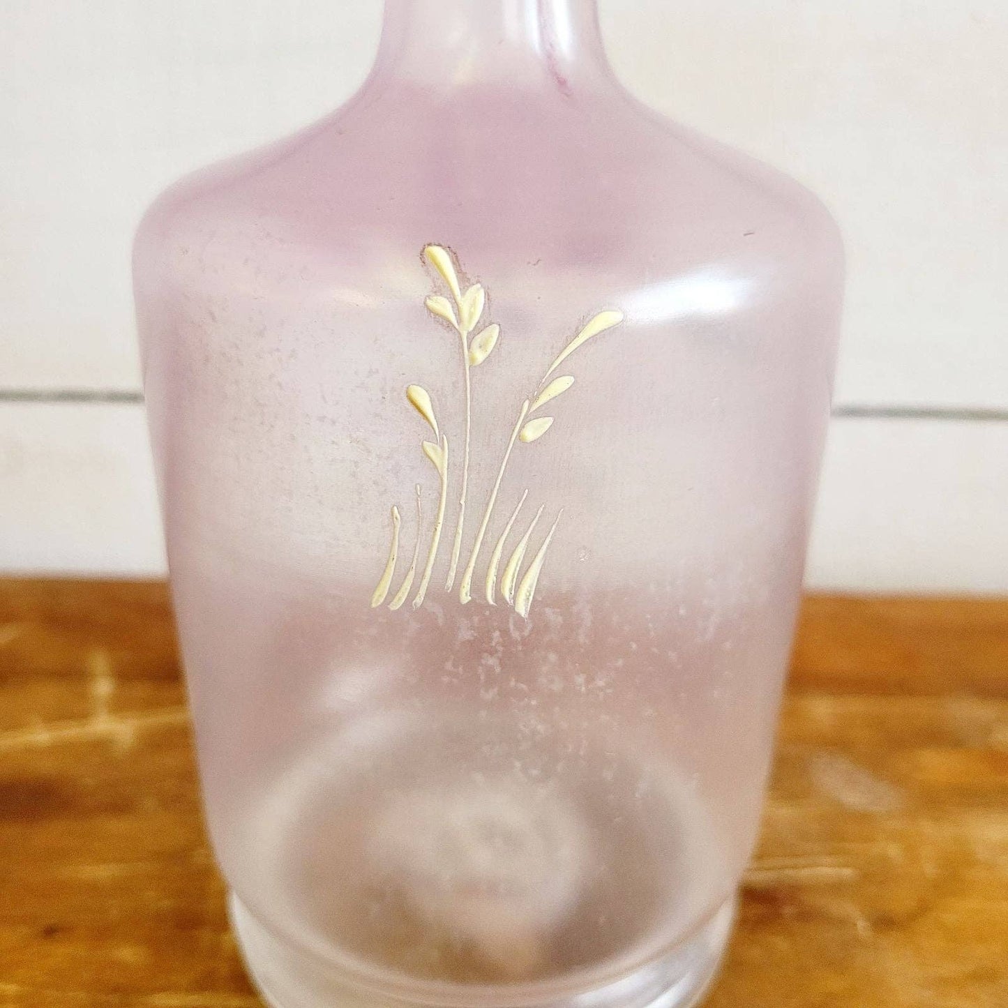 Vintage Bohemian Glass Decanter Set