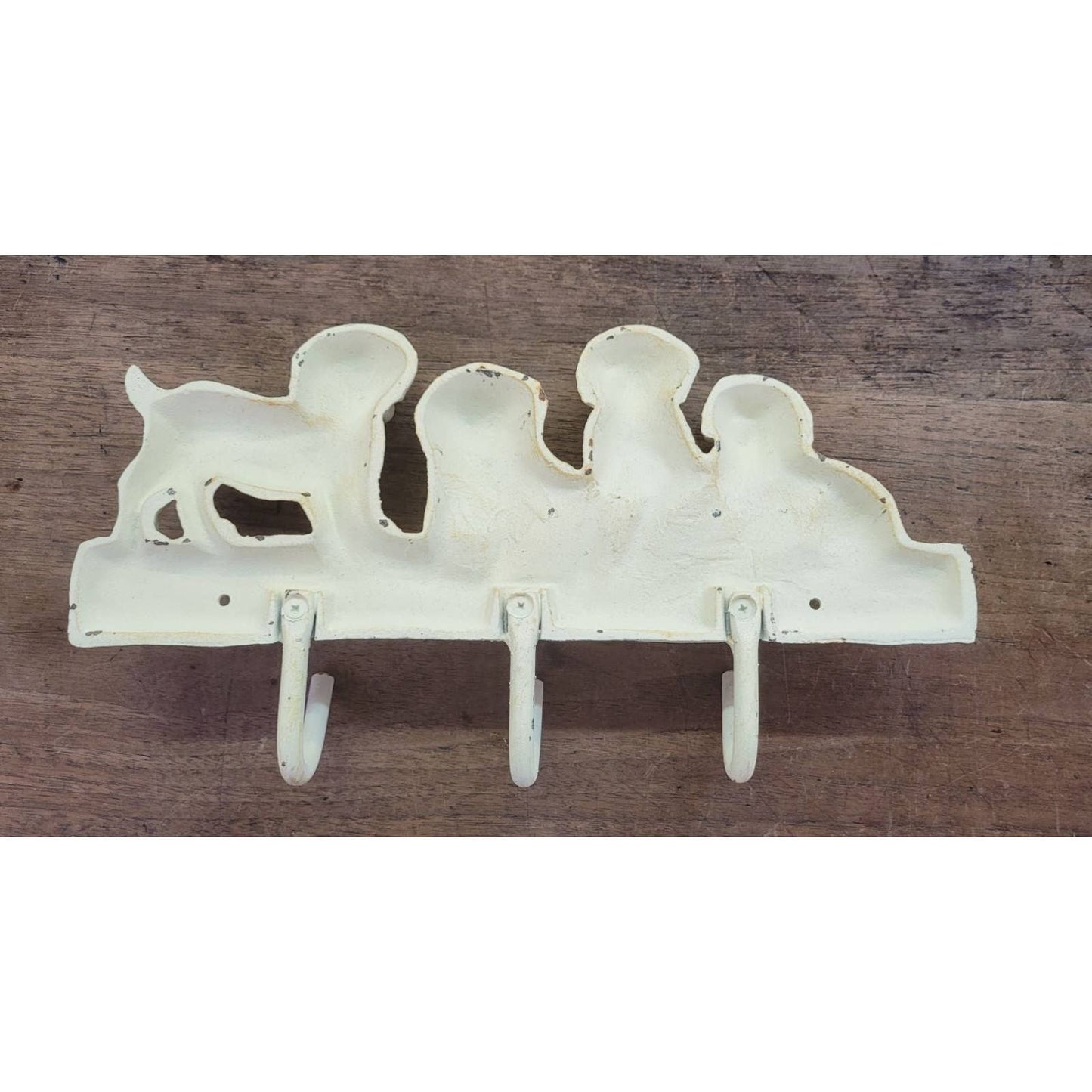 Cast Iron Dog Puppy Hooks