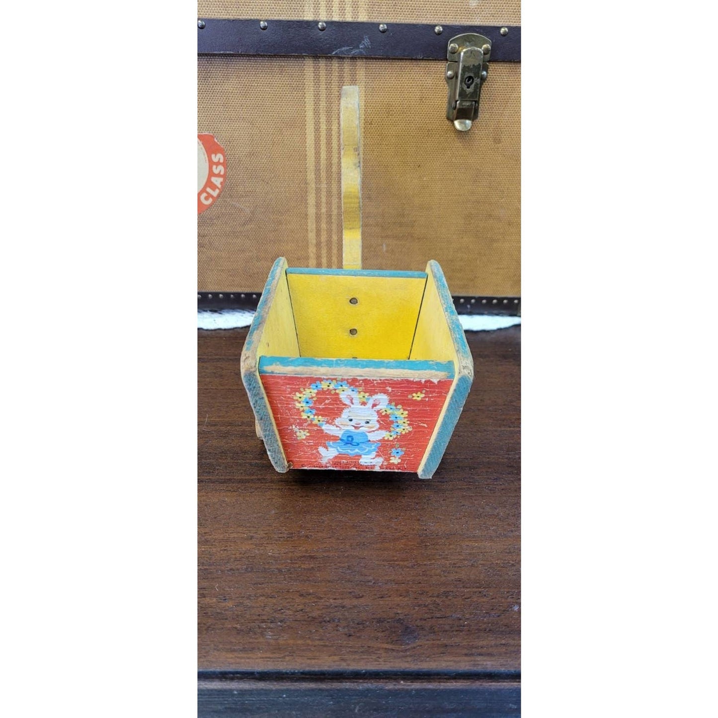 Vintage Fisher Price Chick & Cart