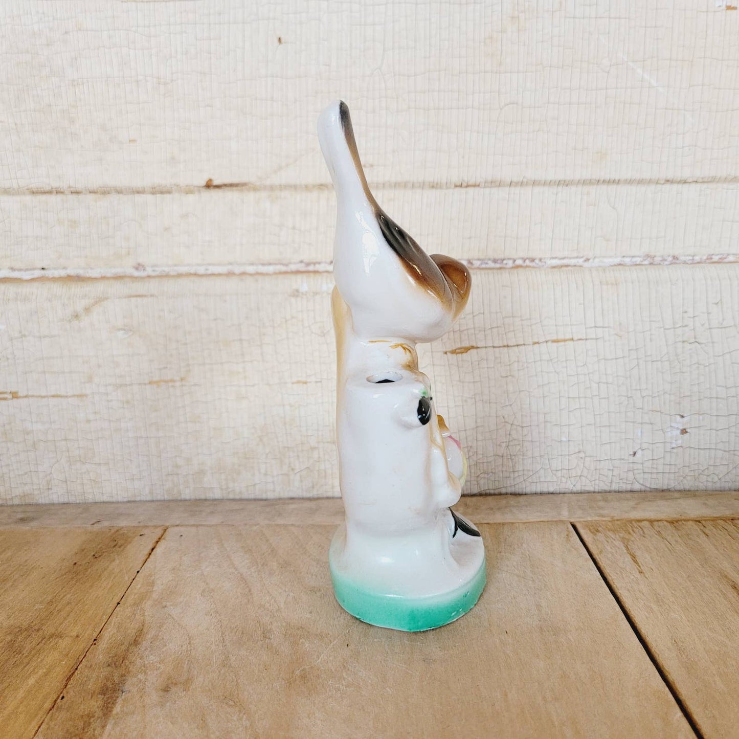 Vintage Bird Figurine Bud Vase