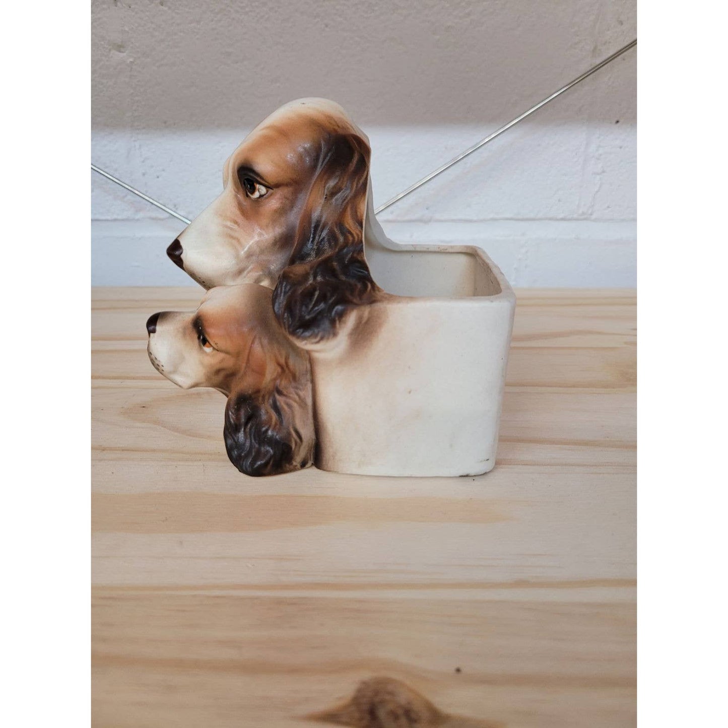 Vintage Dog Spaniel Planter Napcoware