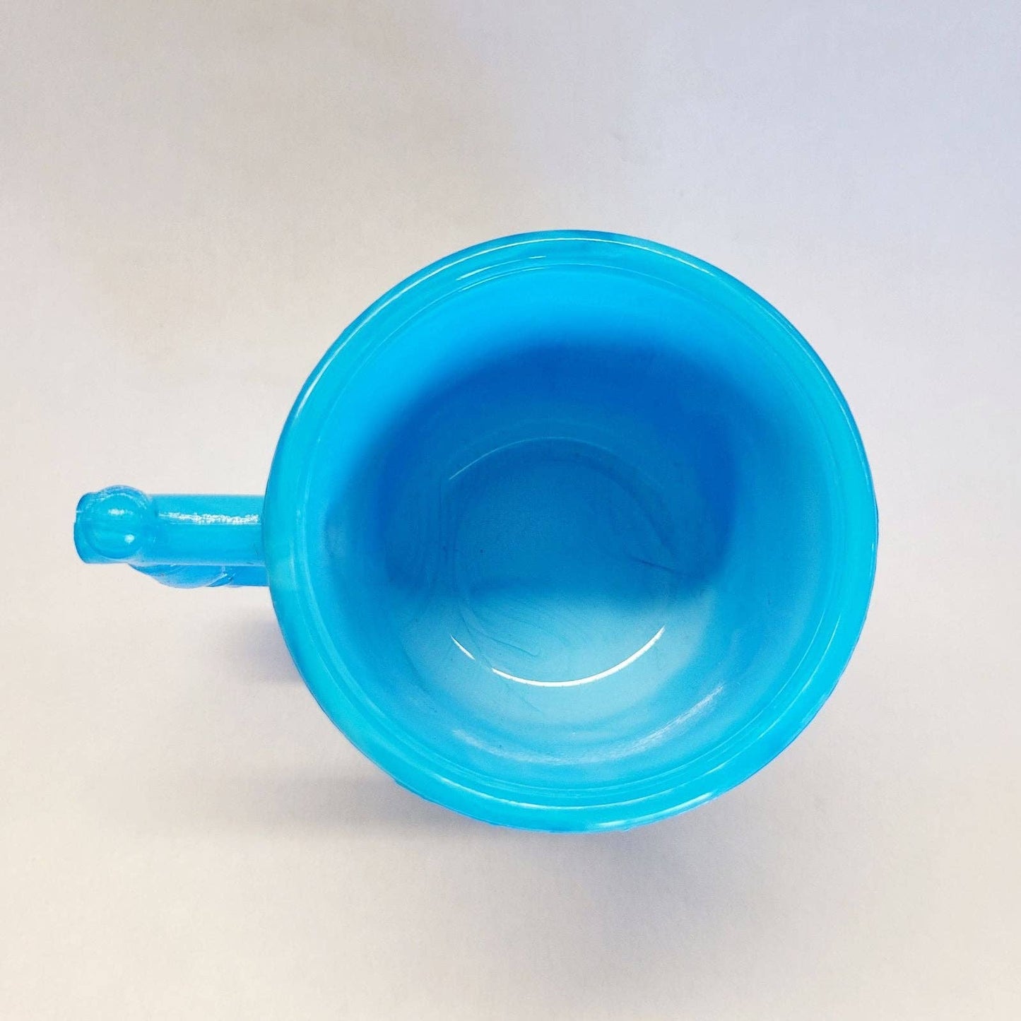 Boyd Glass Children's Mug Blue Slag.