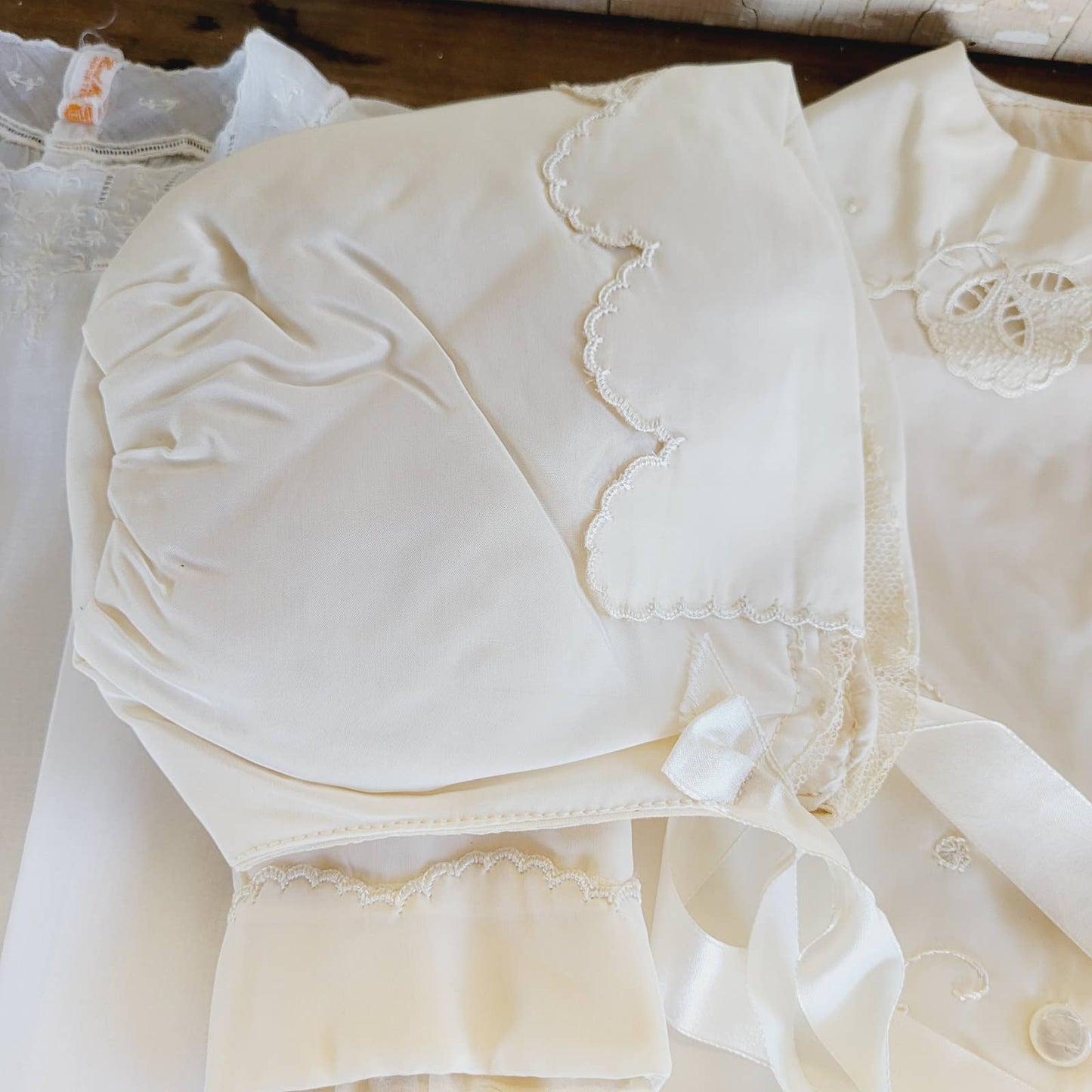 Vintage 4pc Christening Gown Set