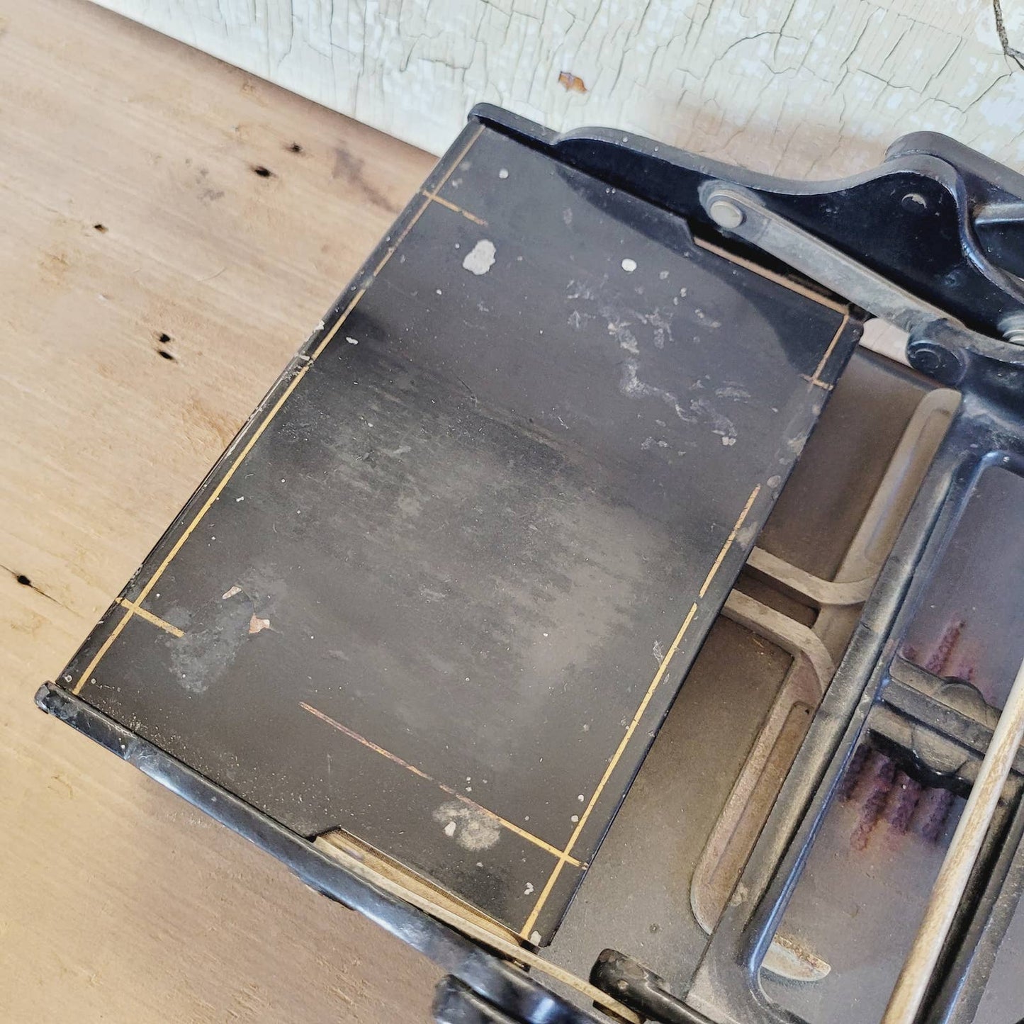 Antique Stamp Press Drug Store Streator IL