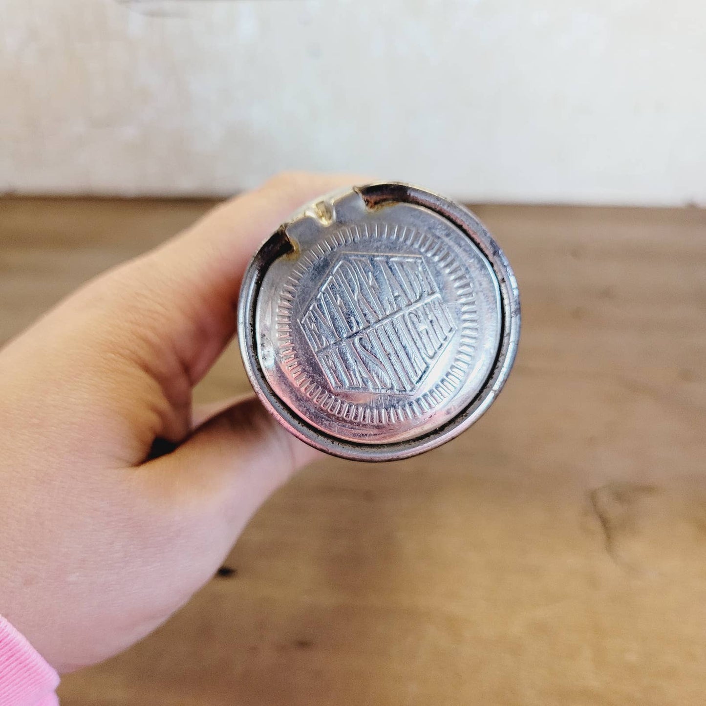 Antique Eveready Flashlight 1920s Brass Case 2616 Untested VERY RARE USA