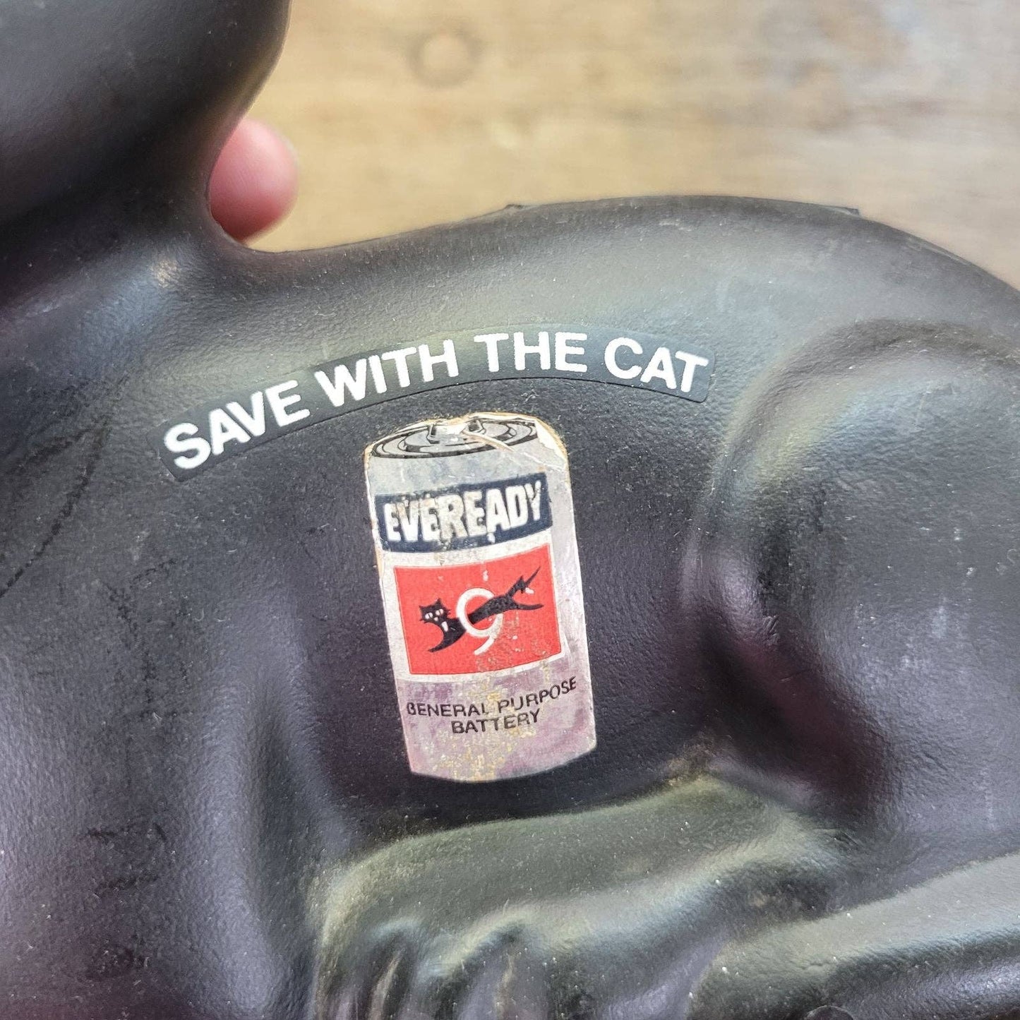Vintage Eveready Black Cat Bank