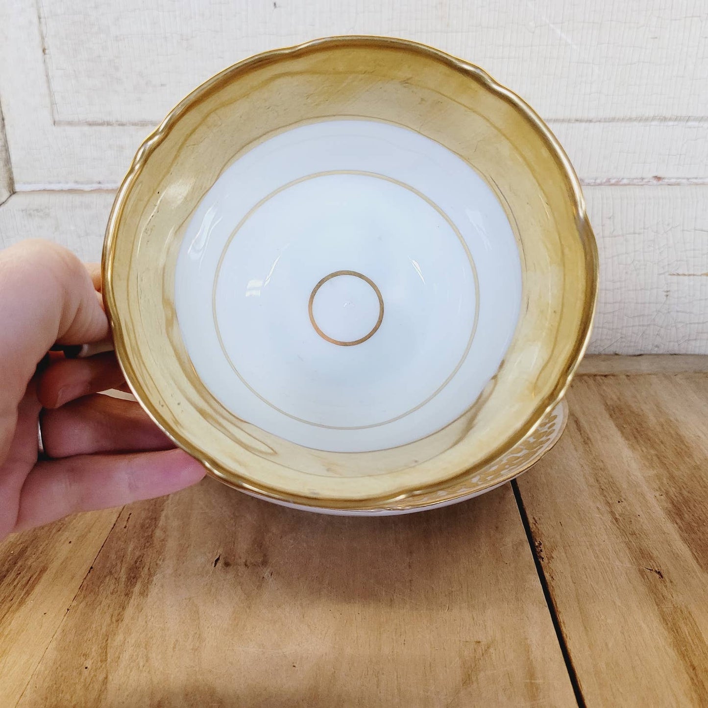 Antique Oversized Cup and Saucer To My Wife