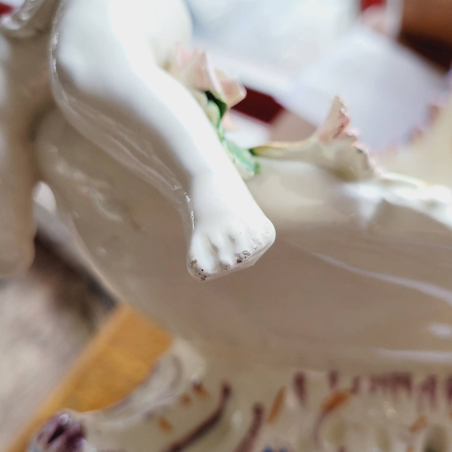 Vintage Capodimonte Italian Renaissance Revival Centerpiece.
