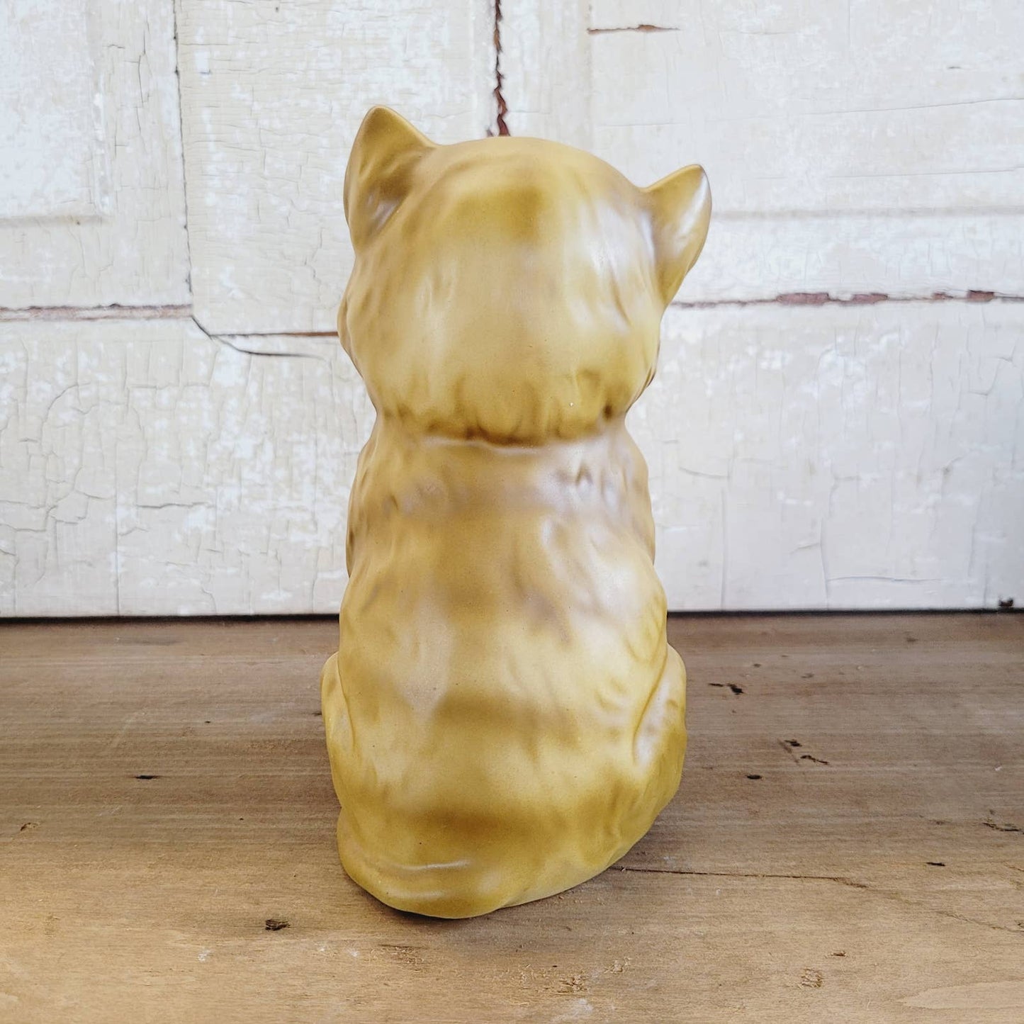 Vintage Enesco Persian Tabby Cat Figurine