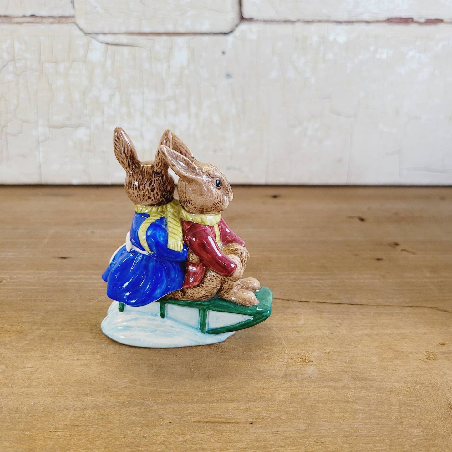 Royal Doulton Bunnykins Sleigh Ride DB 4