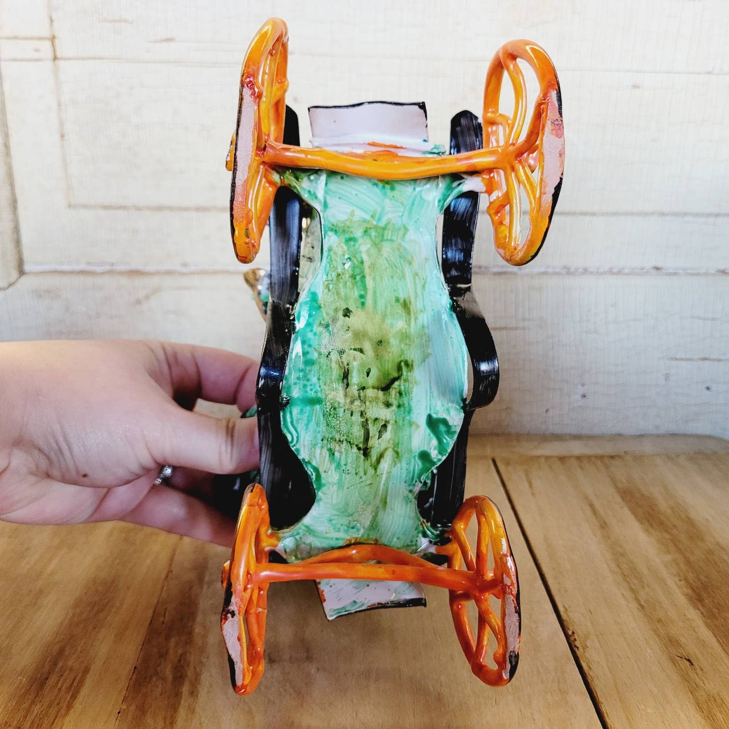 Unique Vintage Jalopy Sculpture