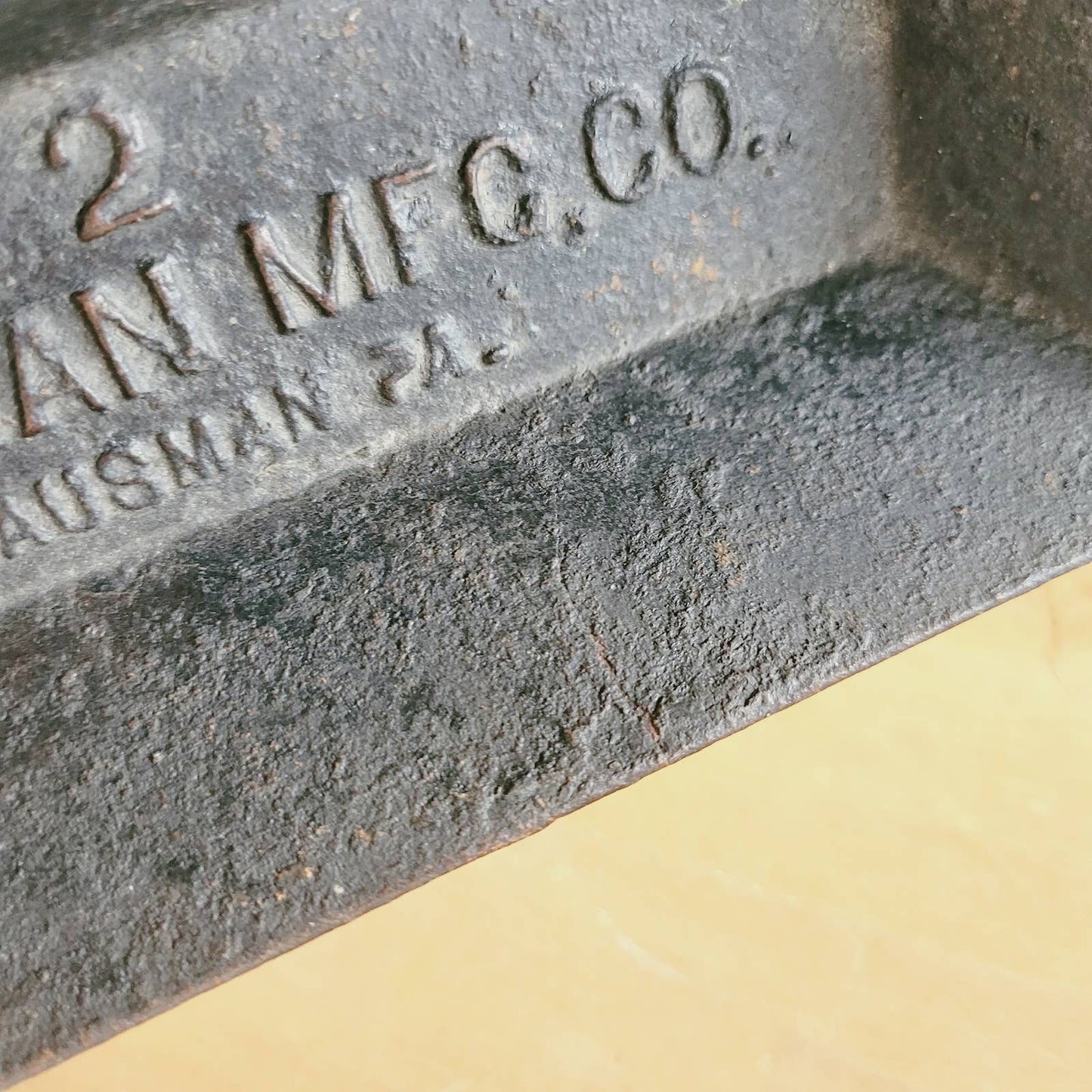 ANTIQUE CAST IRON SALESMAN SAMPLE FEED TROUGH BAUSMAN #2